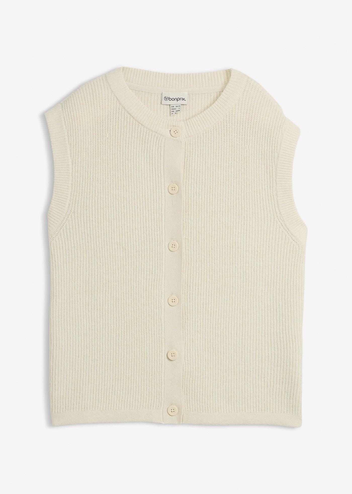 Gilet in maglia a filato grosso