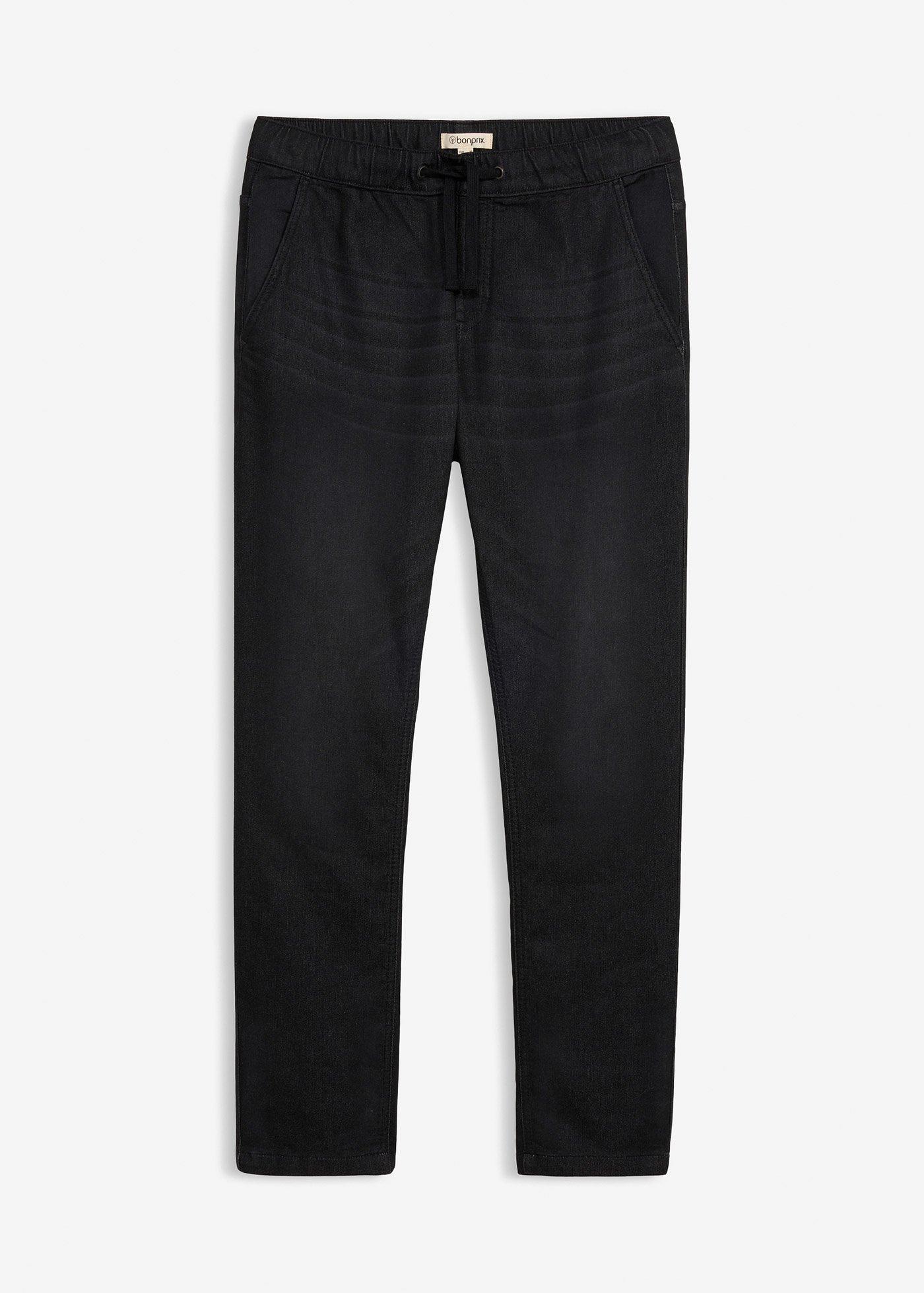 Jeans di felpa slim fit, straight