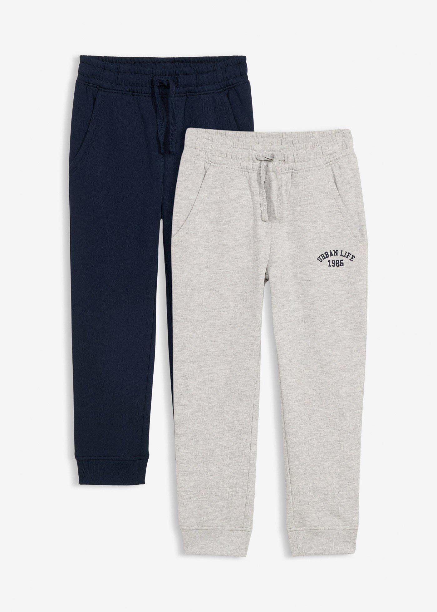 Pantaloni da jogging in misto cotone morbido (pacco da 2)