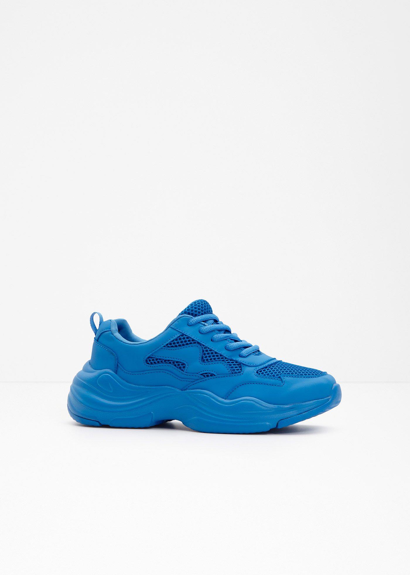 Chunky sneaker con inserto in mesh
