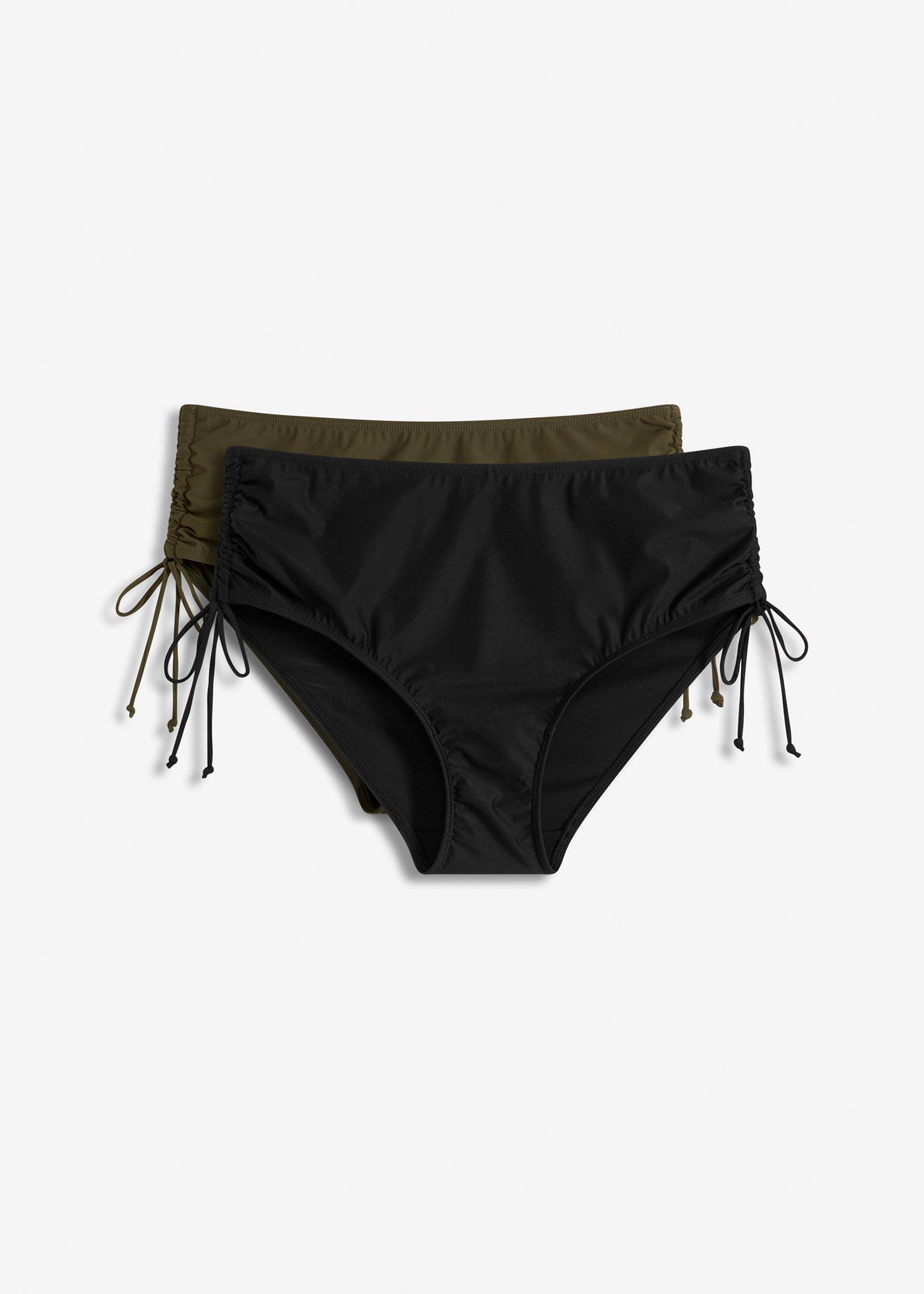 Slip per bikini con effetto modellante leggero (pacco da 2)