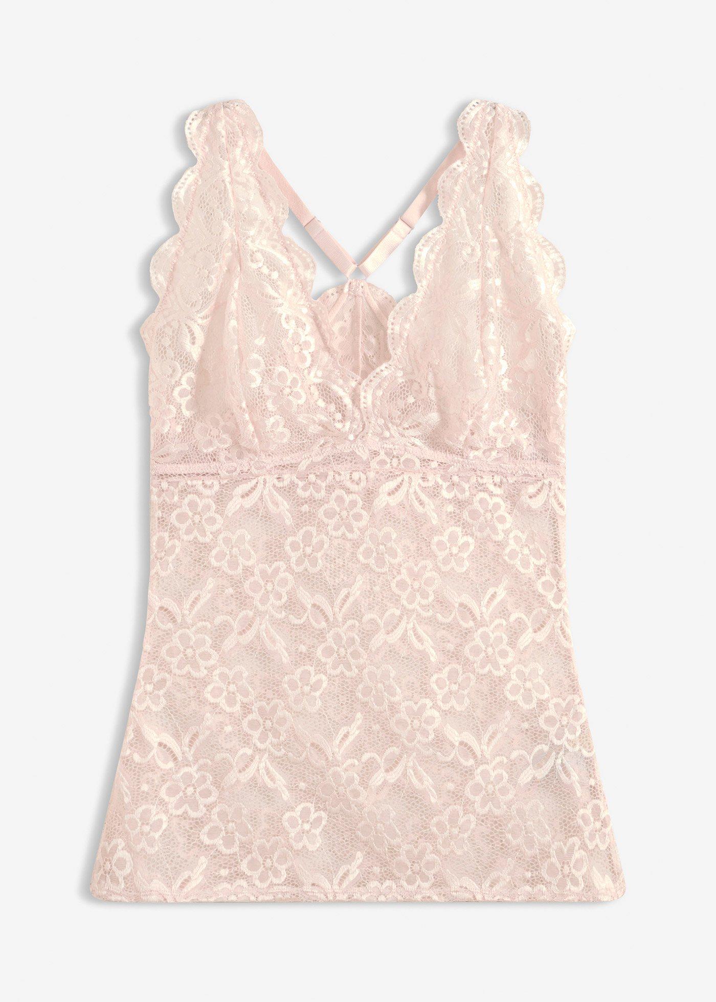 Top in pizzo delicato
