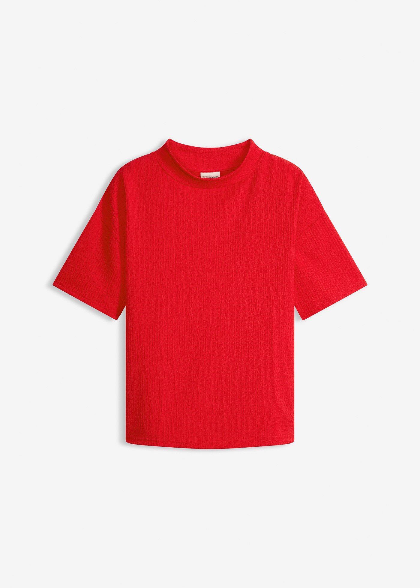 Maglia in crêpe strutturato