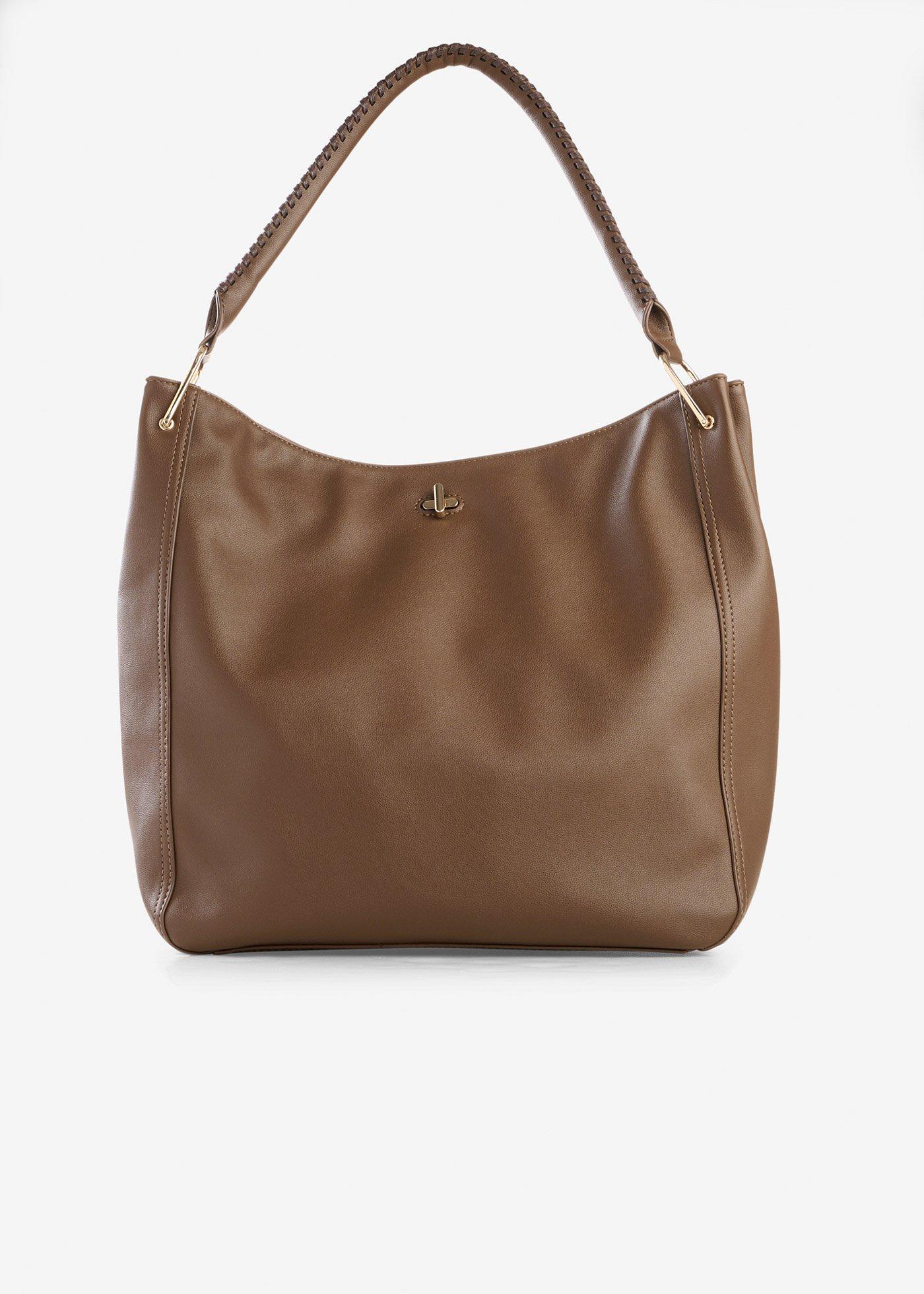 Borsa con dettagli in metallo