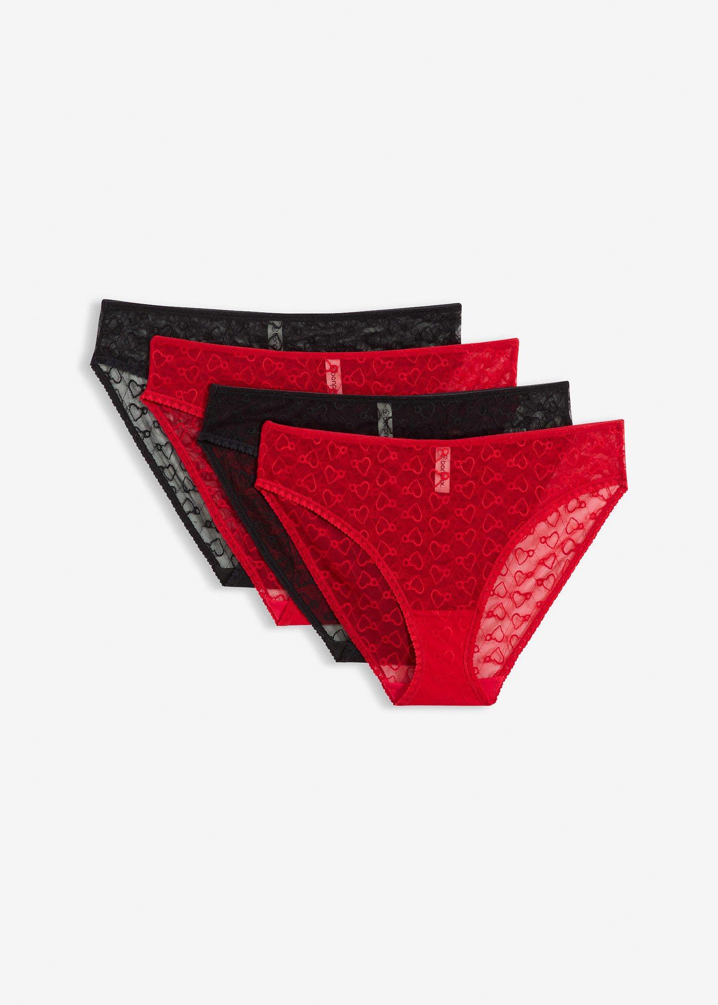 Slip alto in pizzo (pacco da 4)
