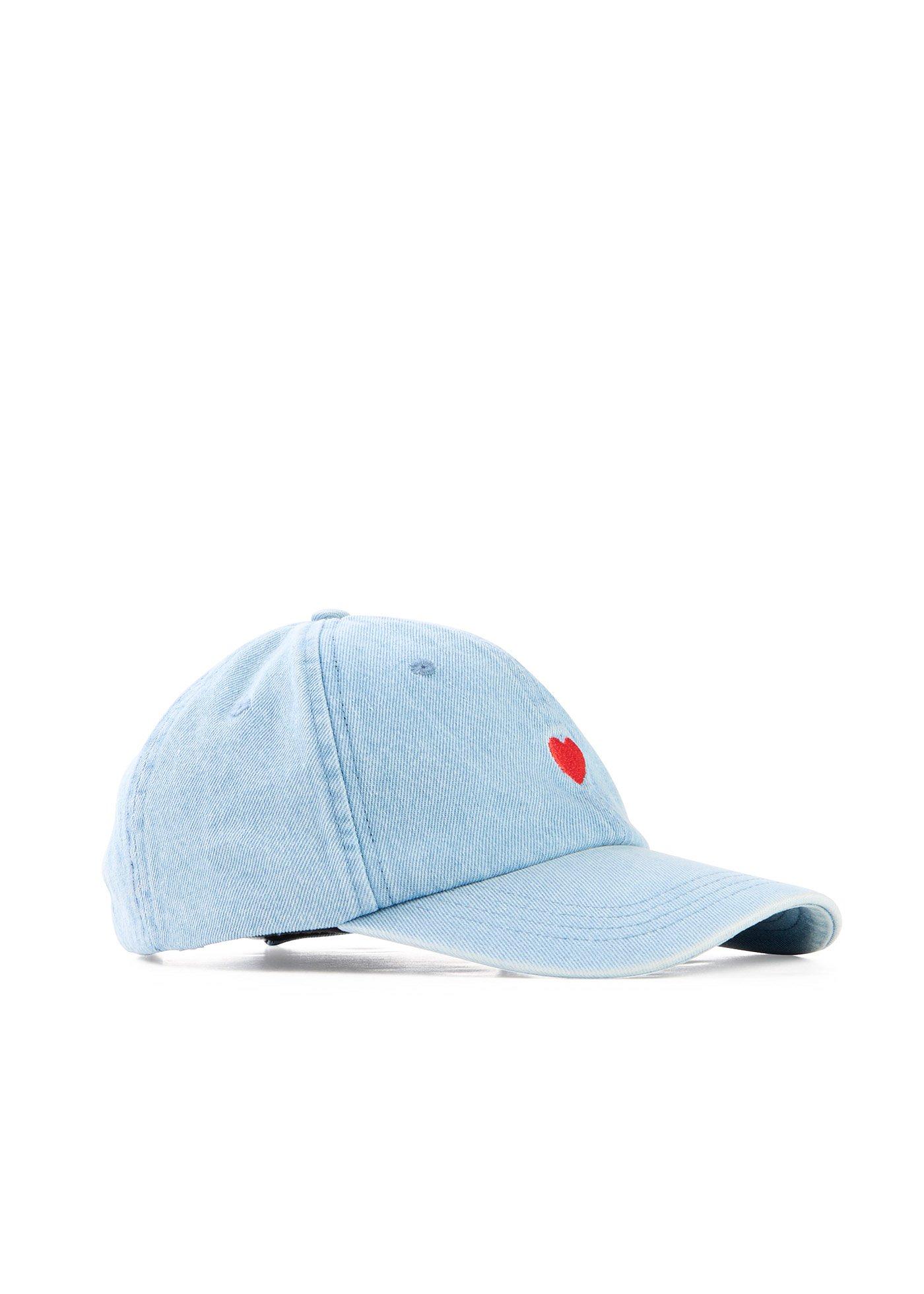 Cappello con visiera in puro cotone