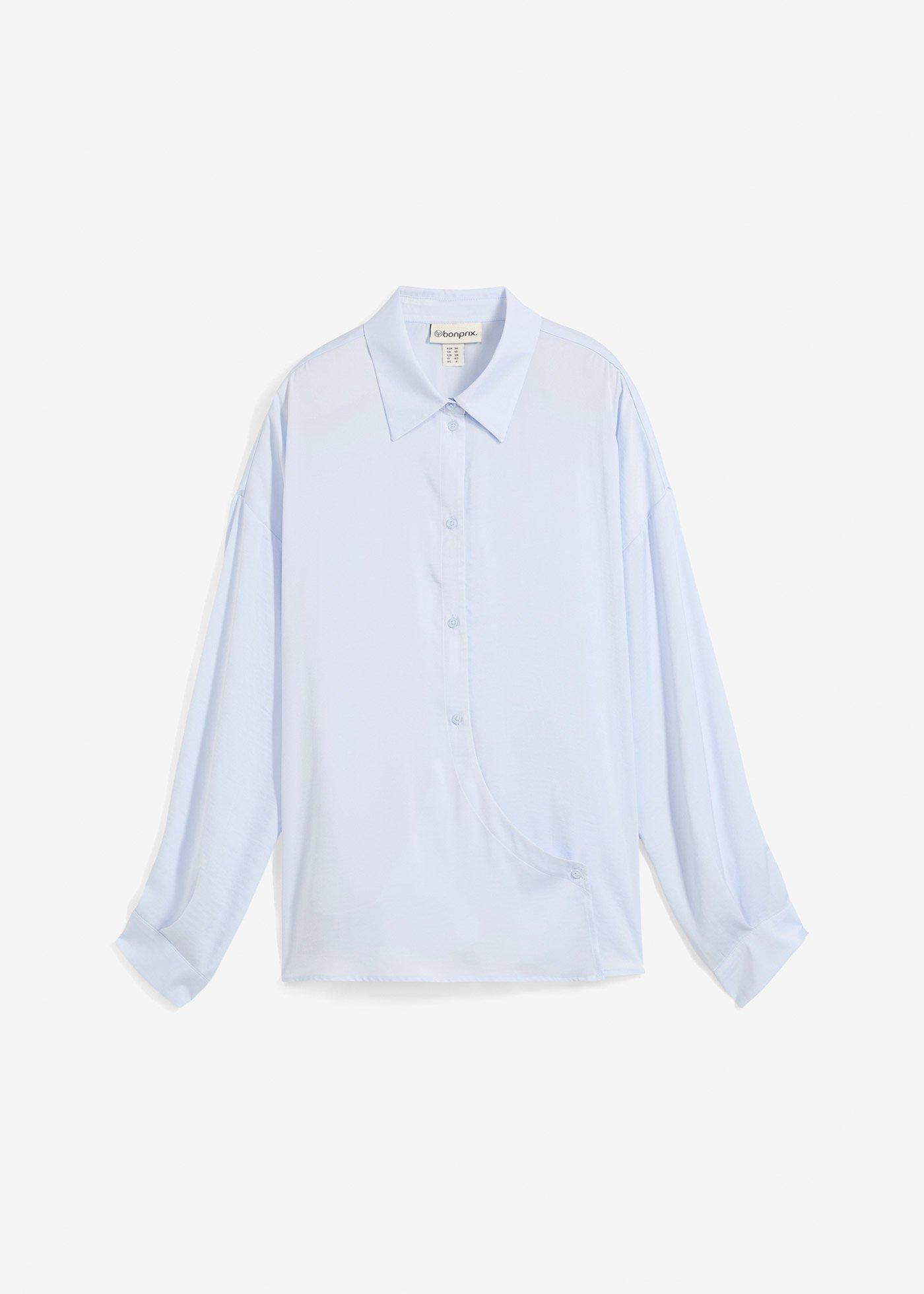 Camicia in satin fluido