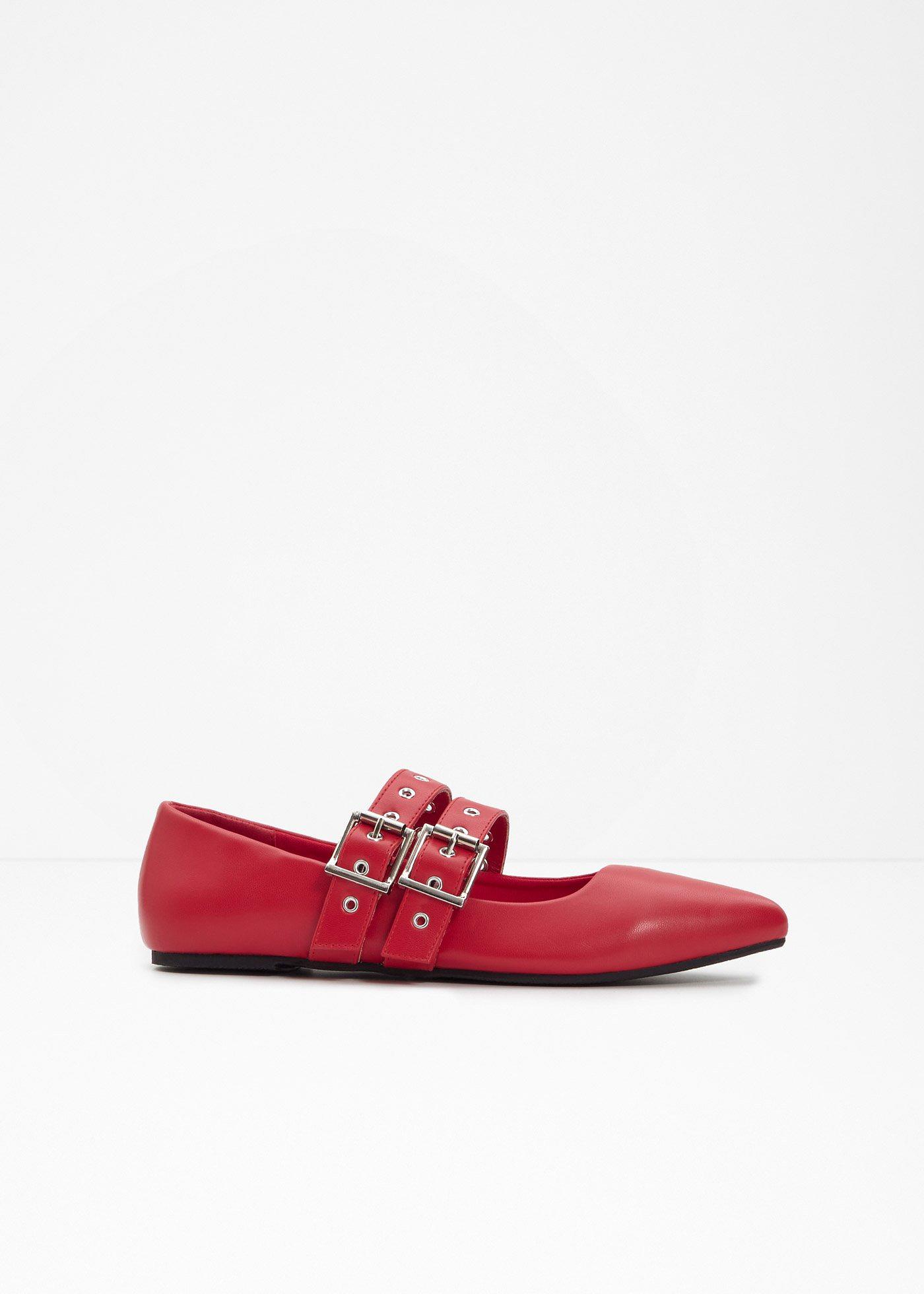 Ballerine stile Mary Jane con soletta imbottita