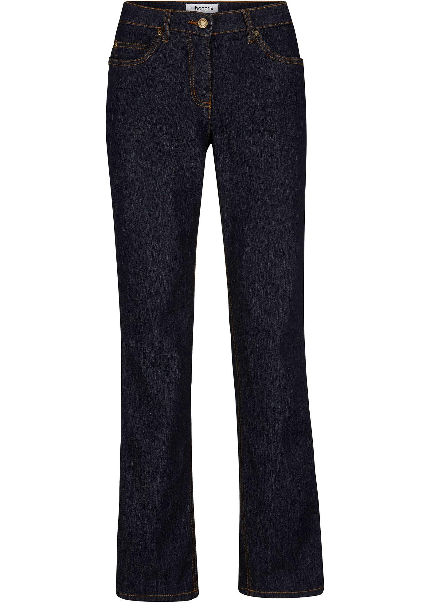 Jeans elasticizzati straight, vita media
