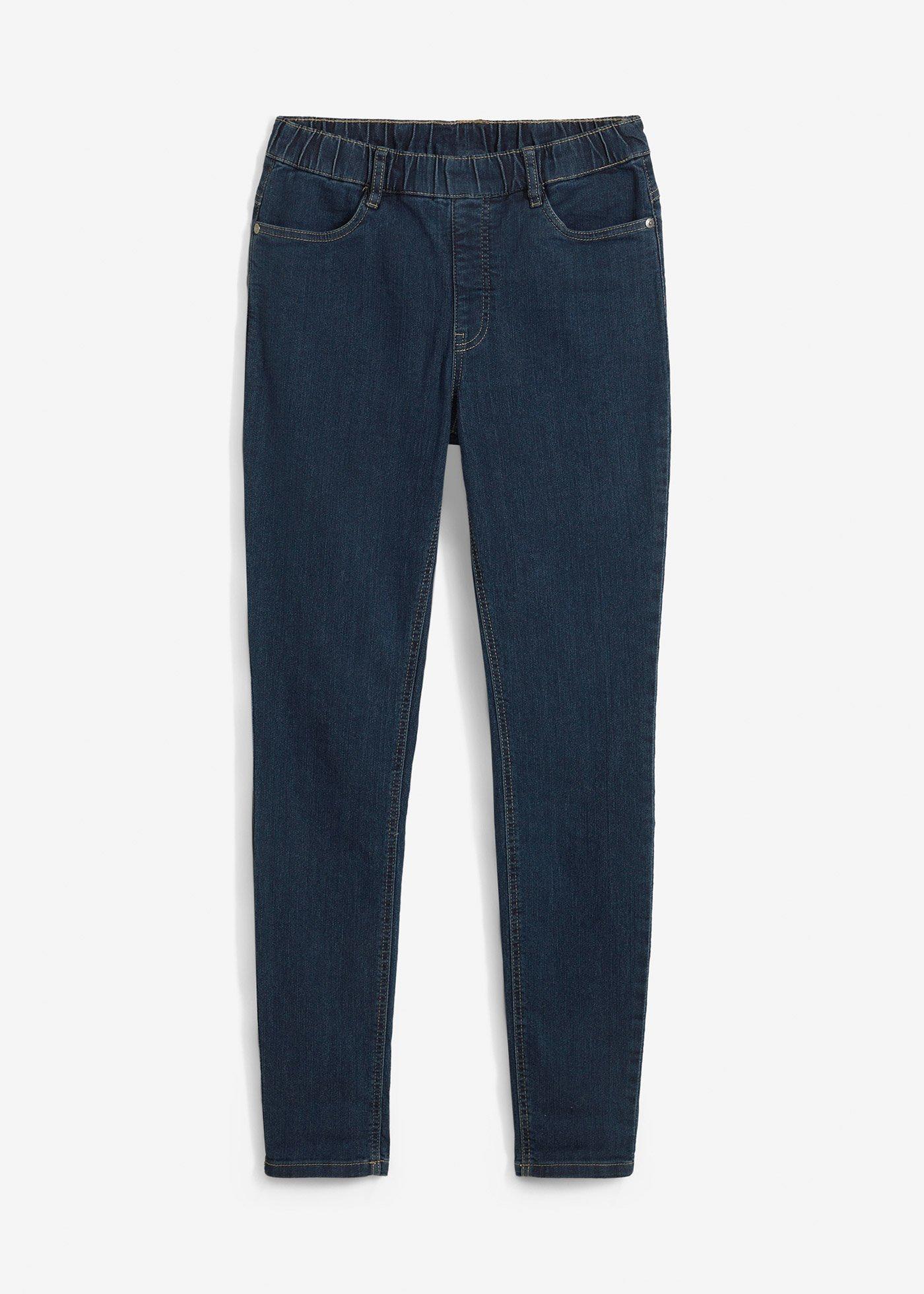 Jeggings con cinta comoda, a vita alta