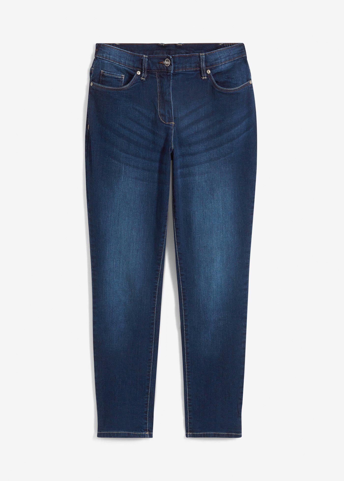 Jeans boyfriend elasticizzati, vita media