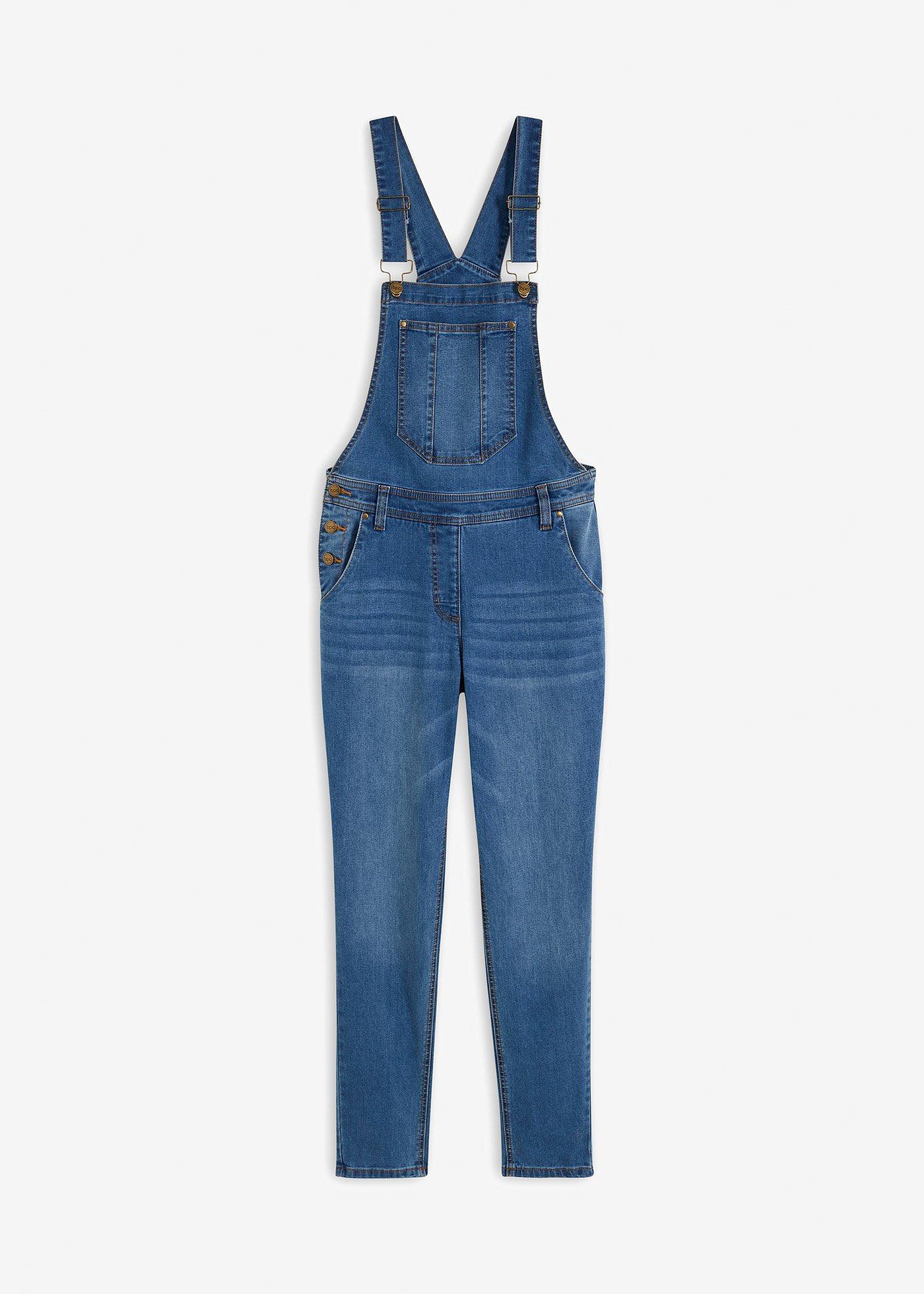 Salopette di jeans boyfriend fit