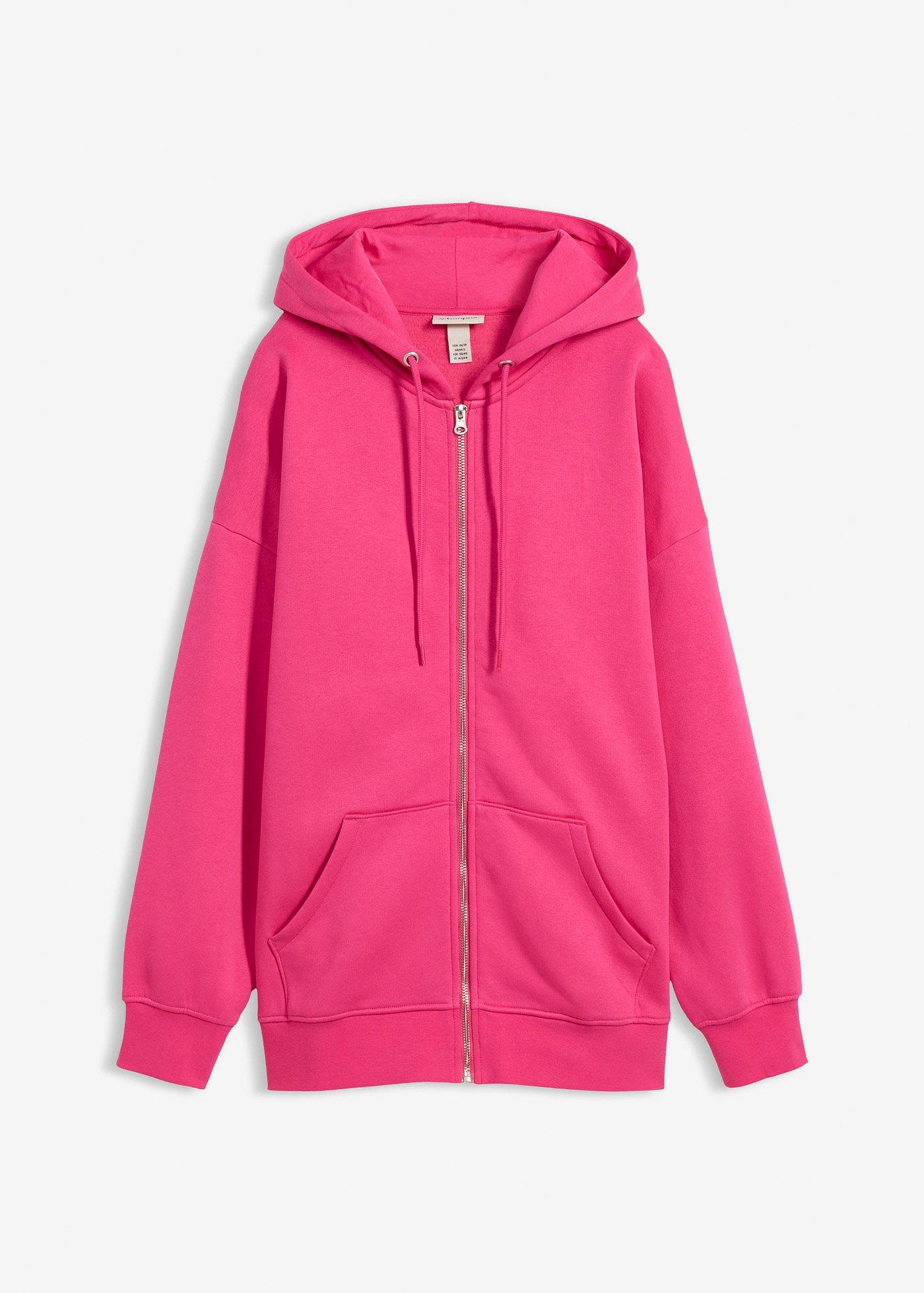 Felpa con zip e cappuccio