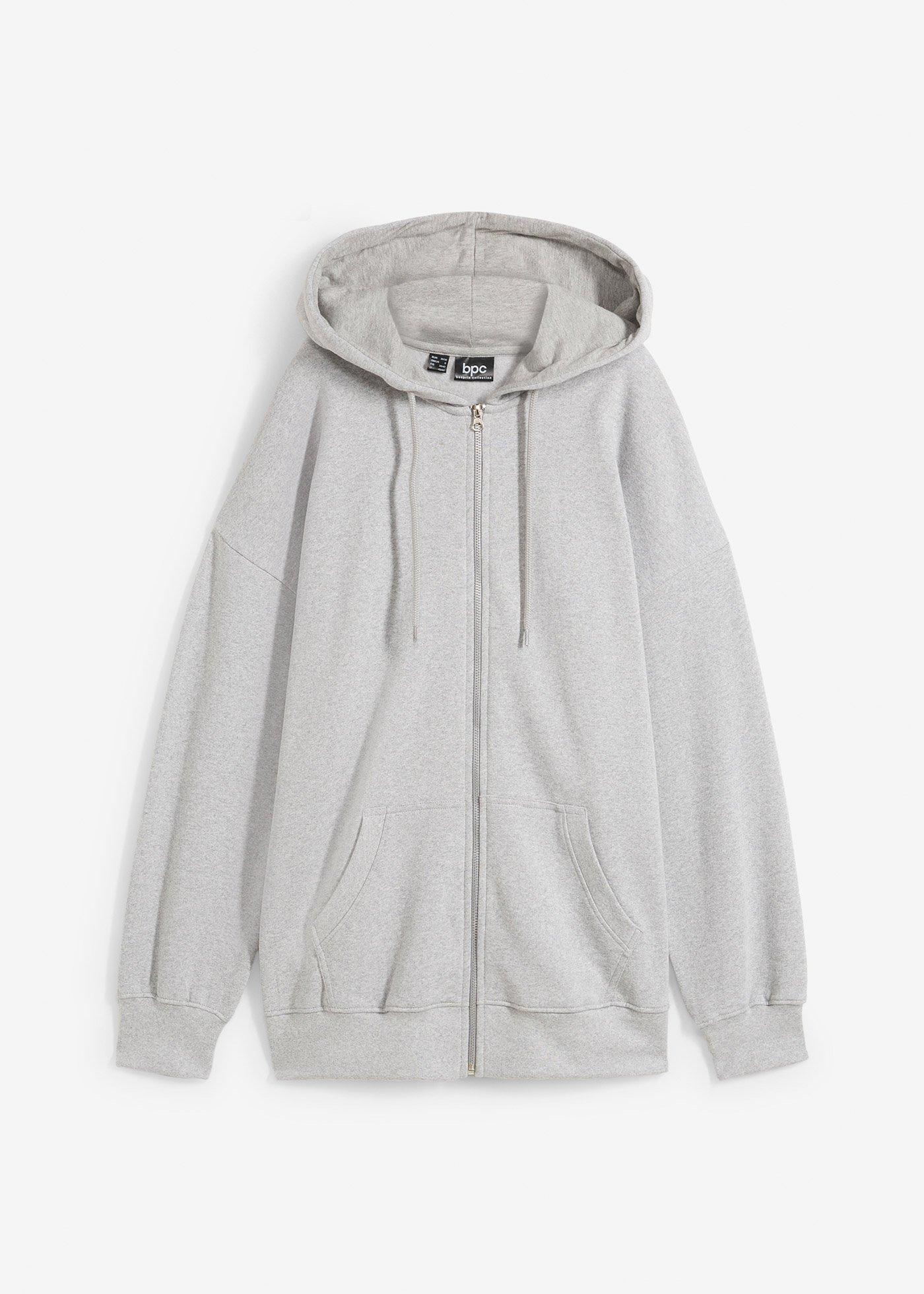 Felpa con zip e cappuccio