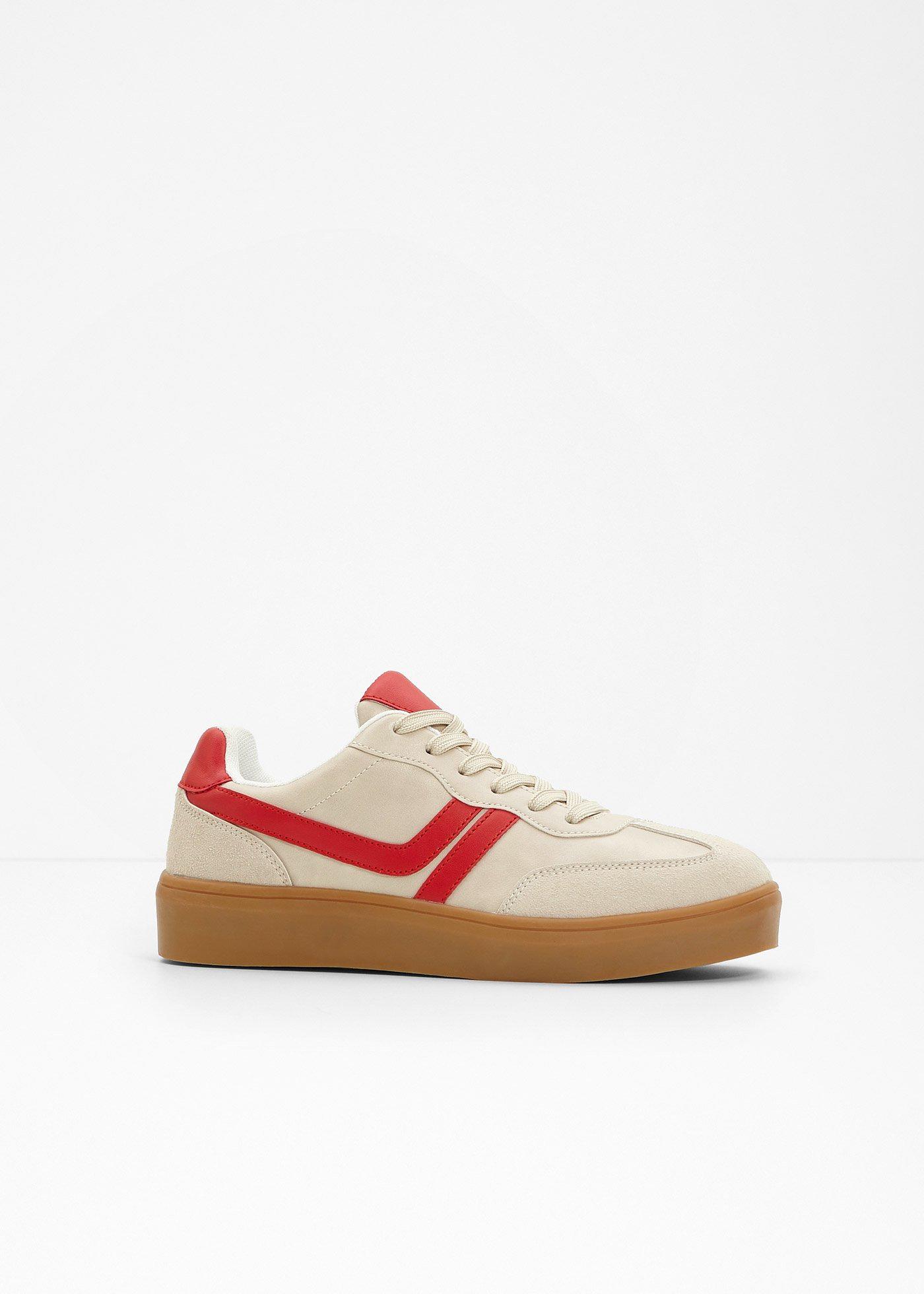 Sneaker con plateau in stile retrò