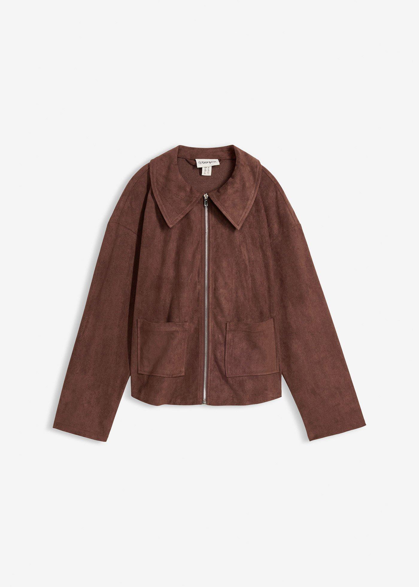 Giacca-camicia in similpelle