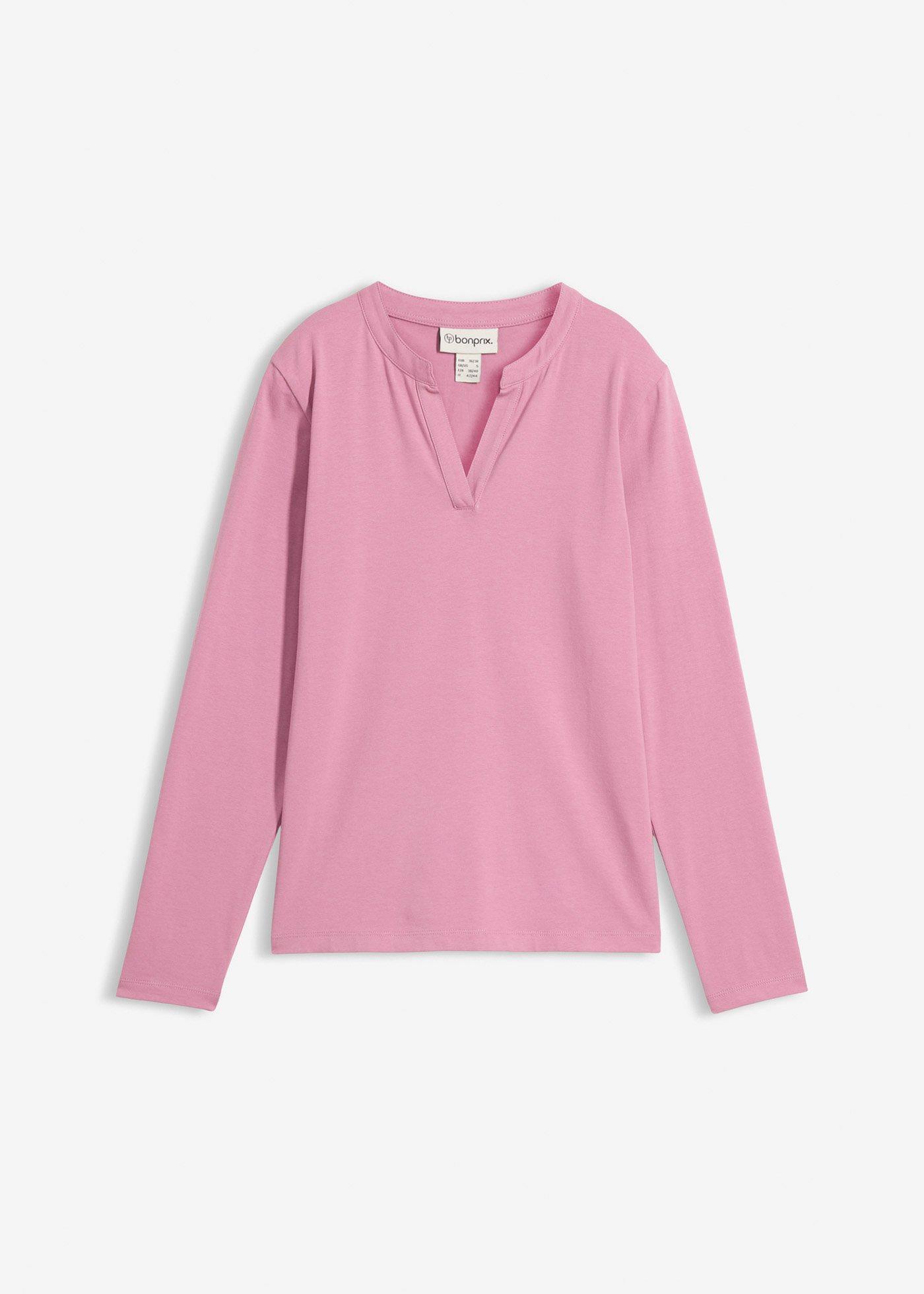 Maglia serafino lunga fino ai fianchi