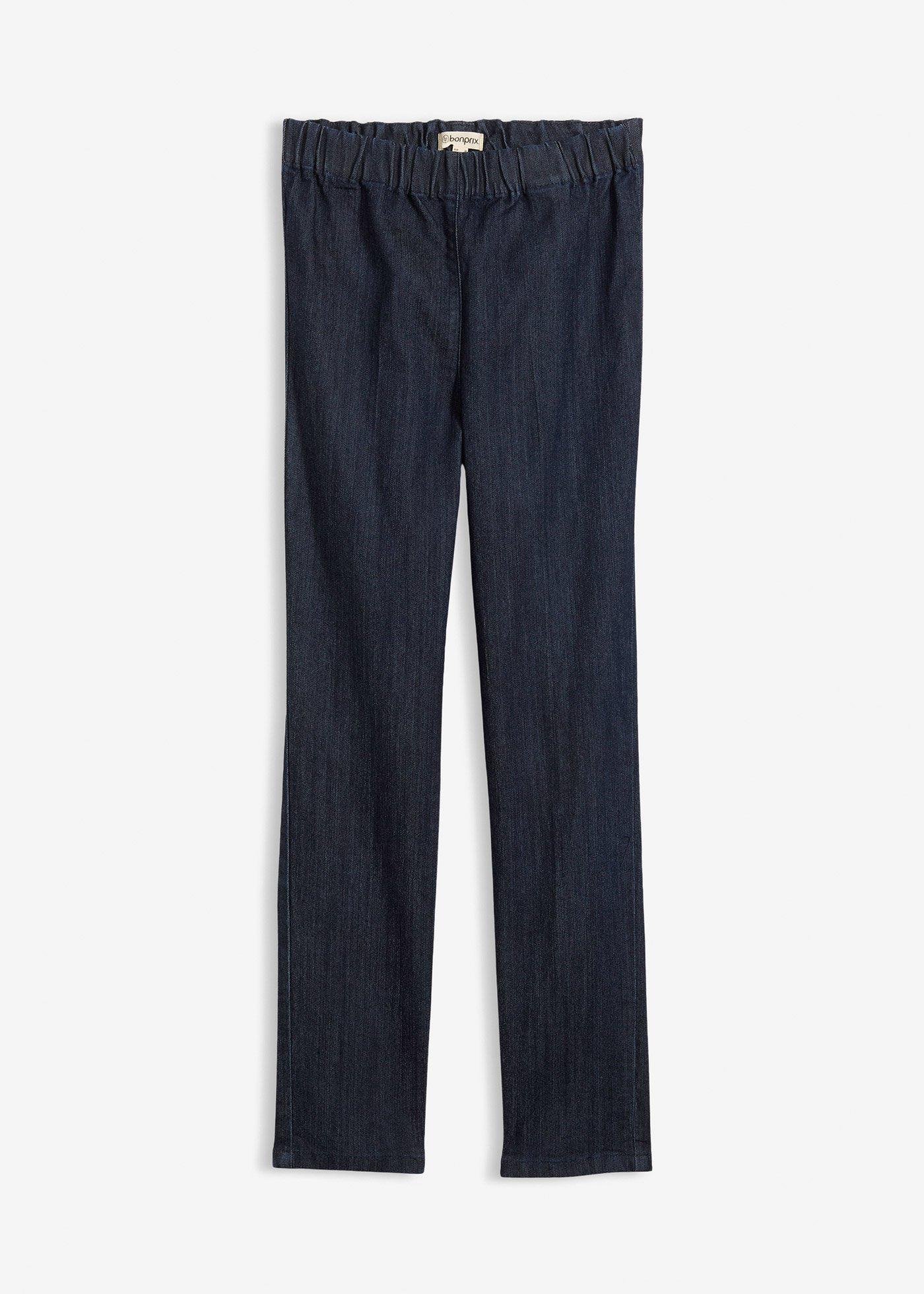 Jeans slim fit cropped, vita alta