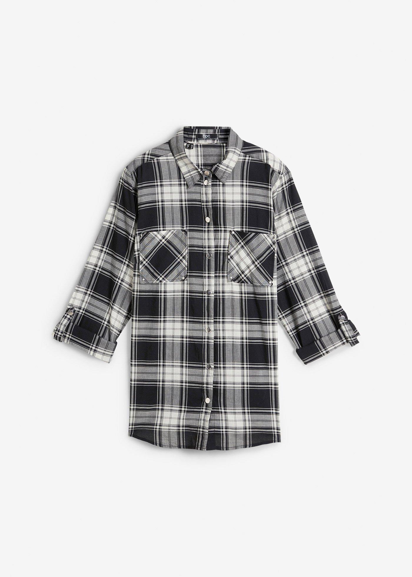 Camicia a quadri in puro cotone
