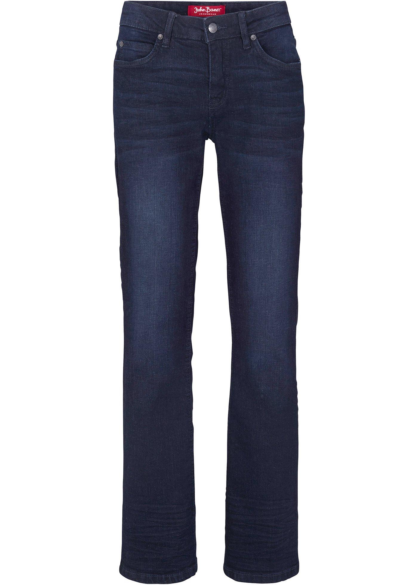 Jeans elasticizzati bootcut, vita media