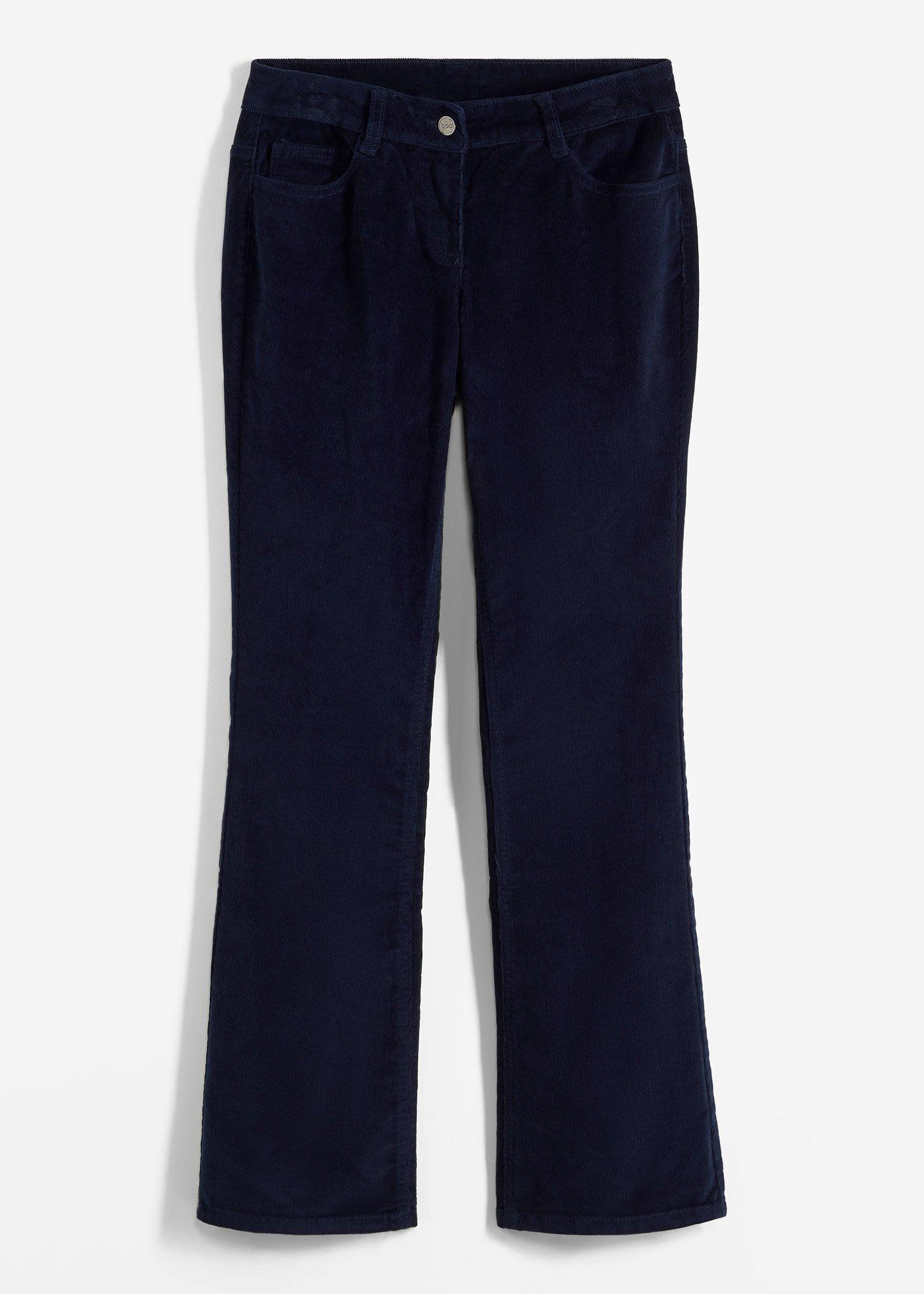 Pantaloni di velluto elasticizzati, bootcut