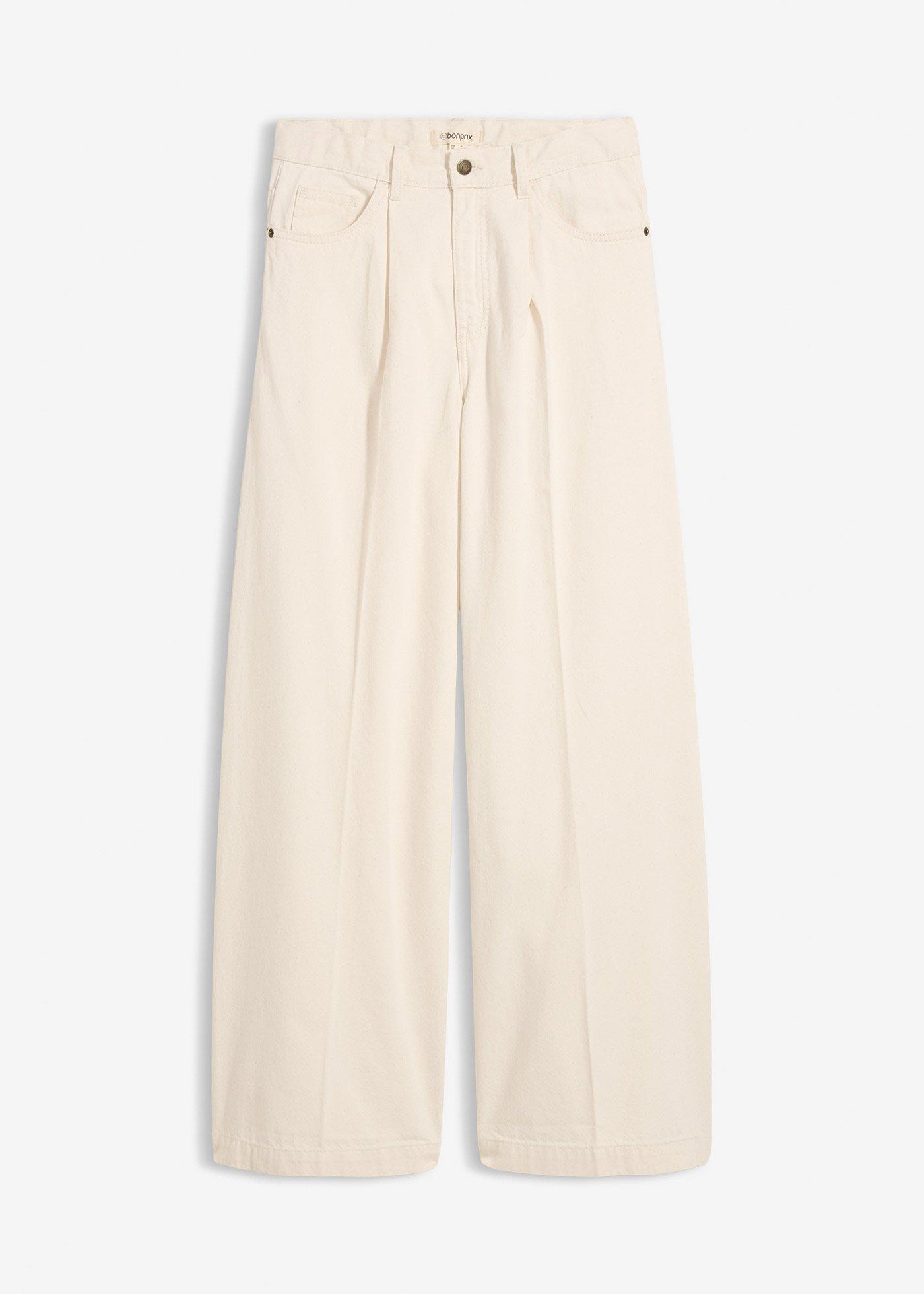 Jeans a palazzo super wide in cotone