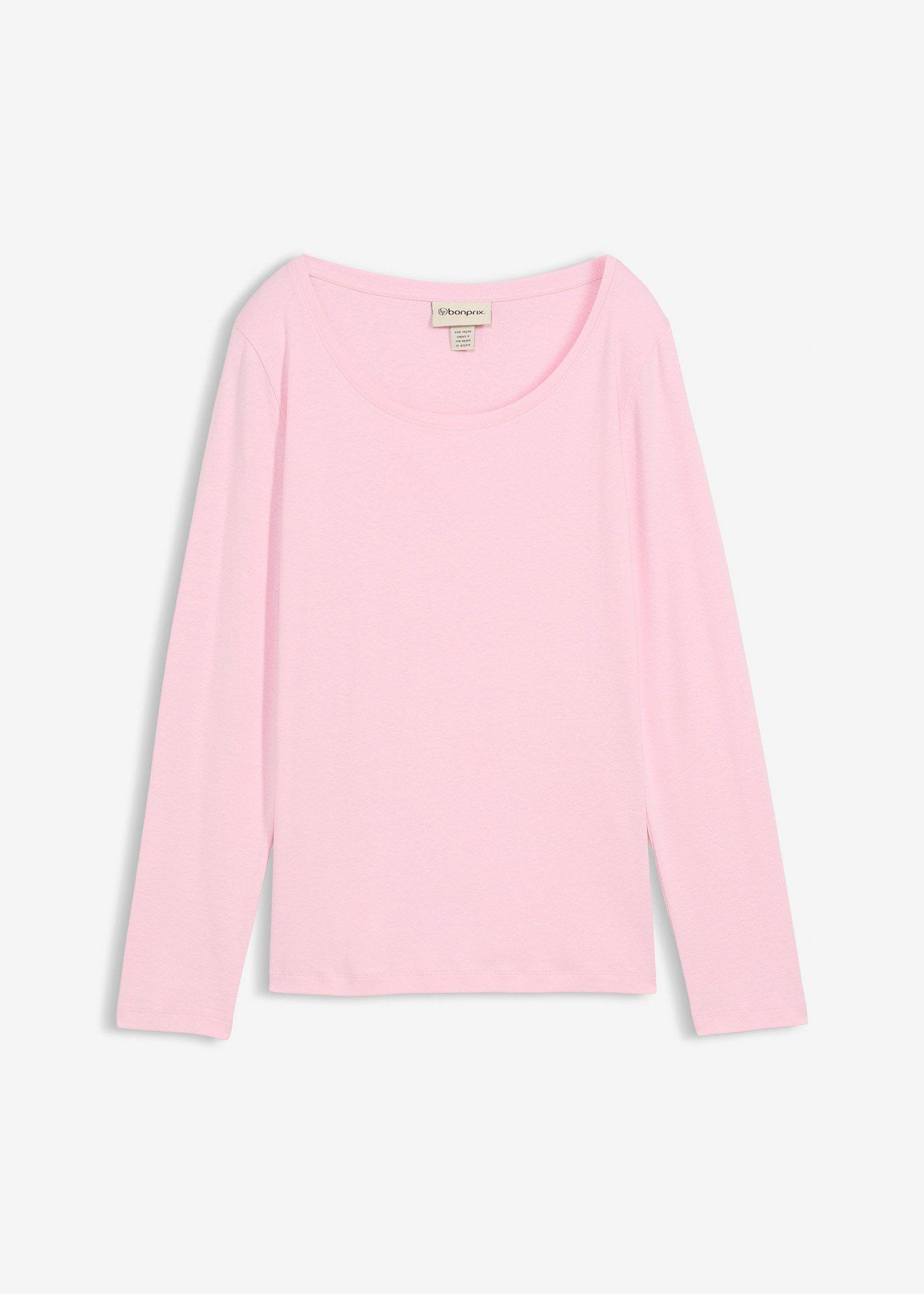 Maglia a maniche lunghe in puro cotone biologico