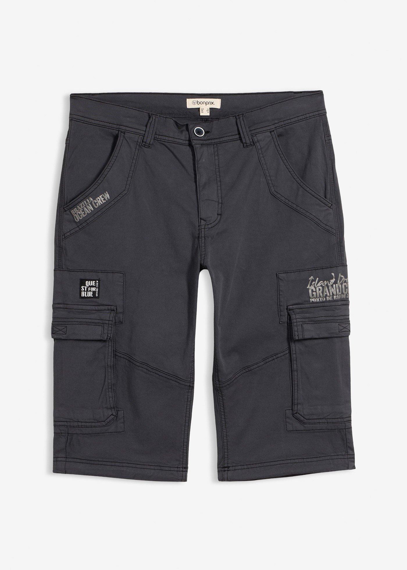 Bermuda lunghi con tasche cargo, regular fit