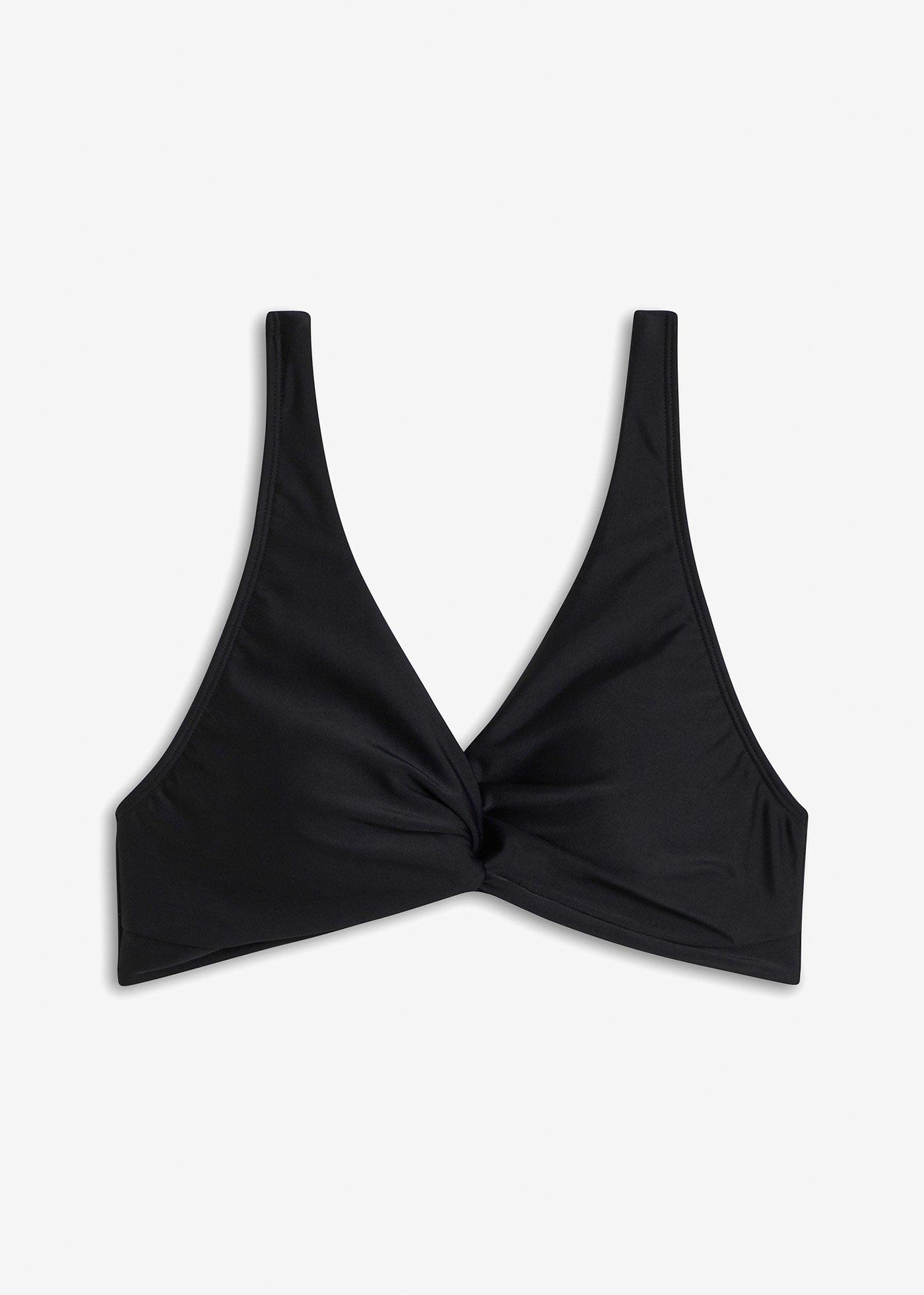 Reggiseno a bustier per bikini con dettaglio attorcigliato