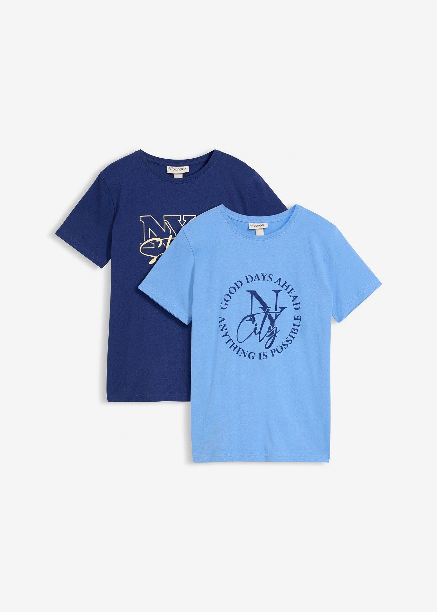 T-shirt in puro cotone biologico (pacco da 2)