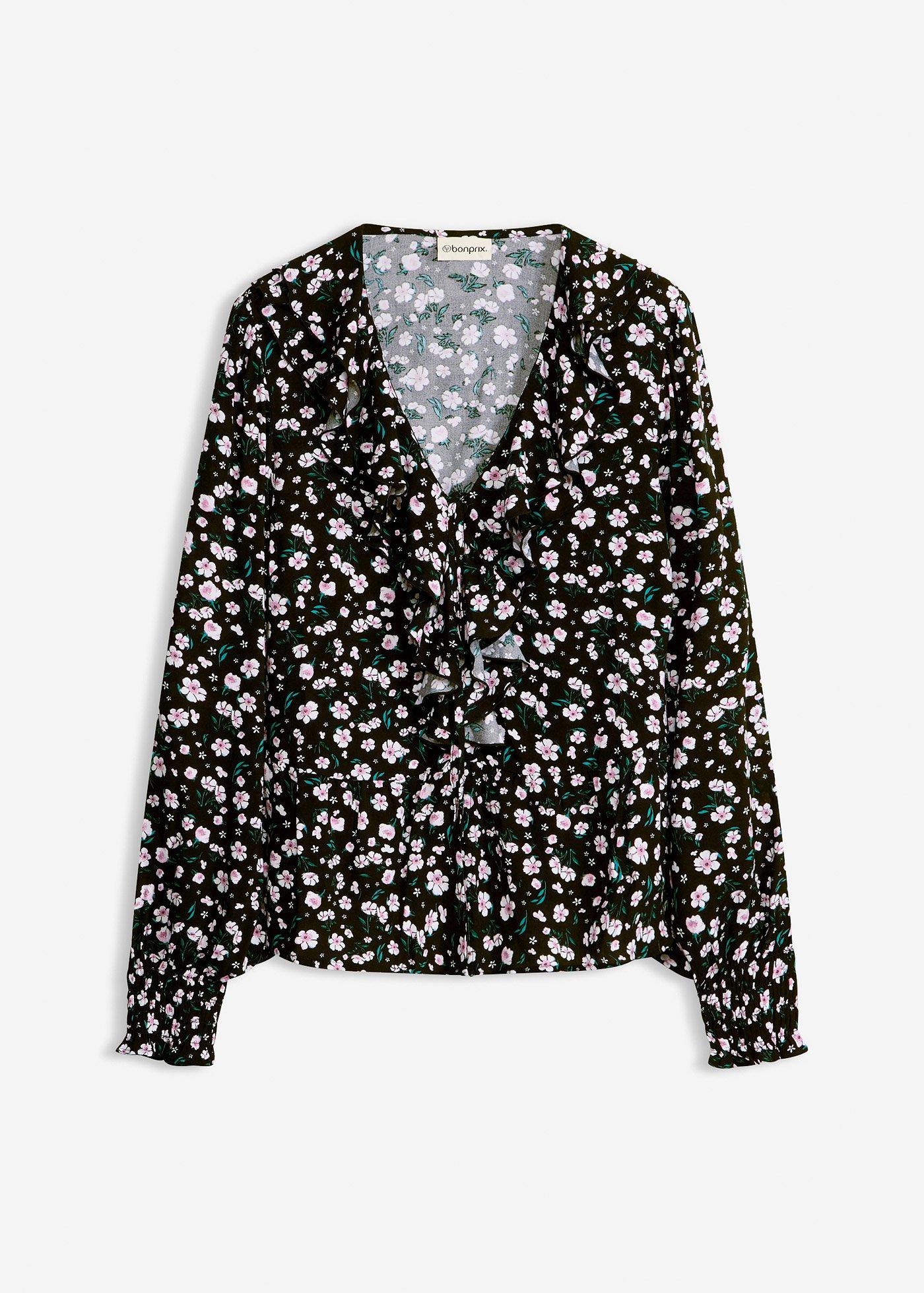 Blusa in misto viscosa fine