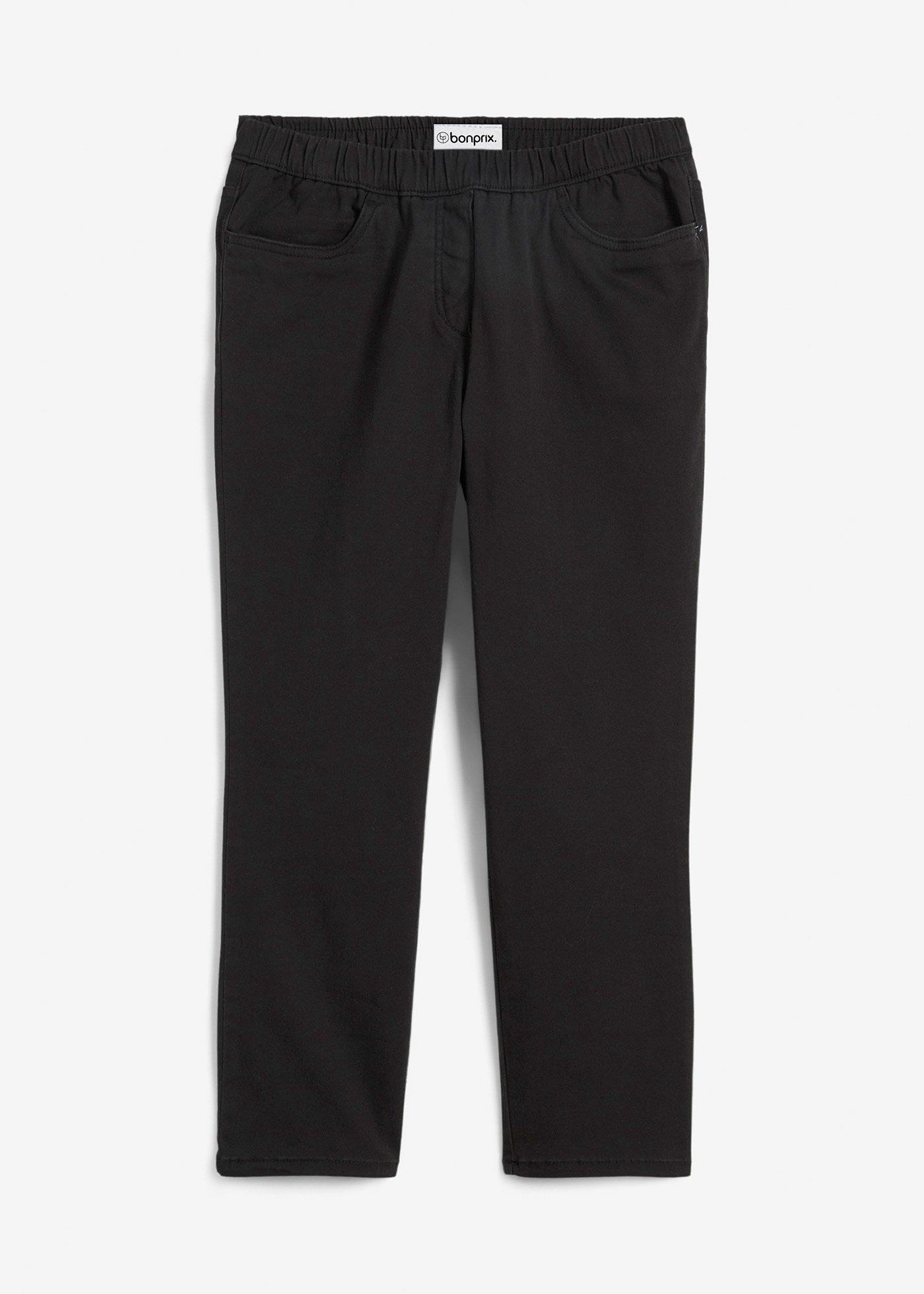 Pantaloni cropped elasticizzati