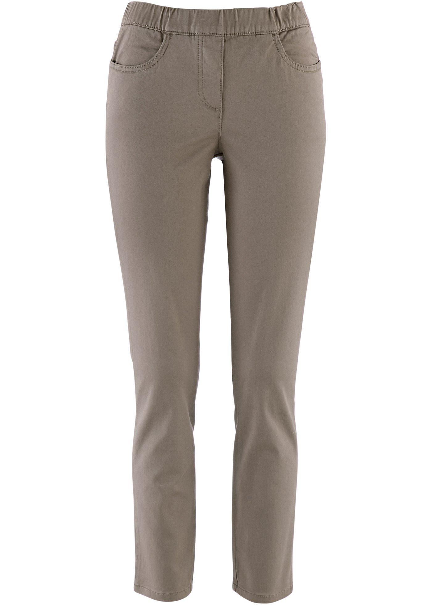 Pantaloni cropped elasticizzati