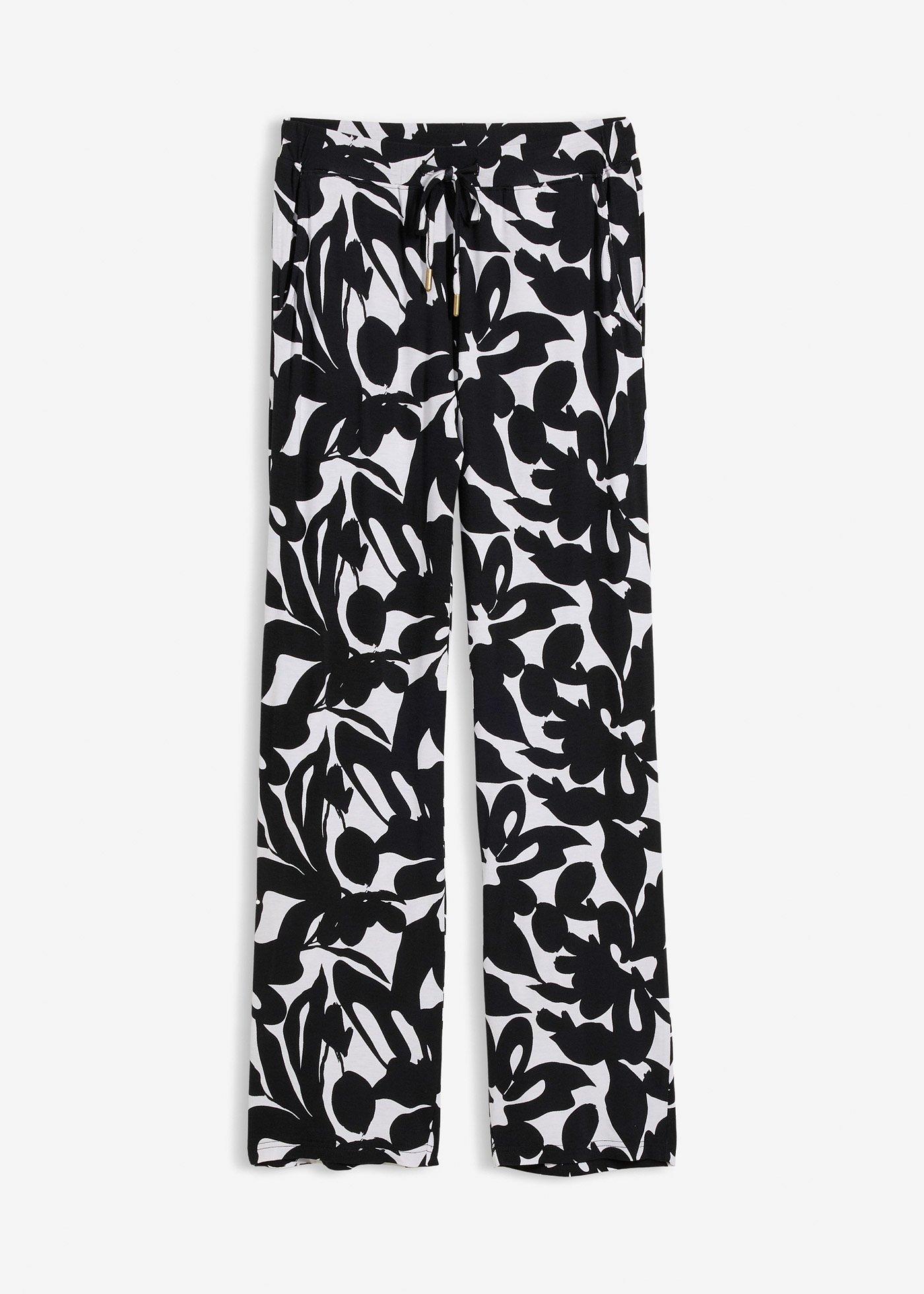 Pantaloni in jersey misto viscosa
