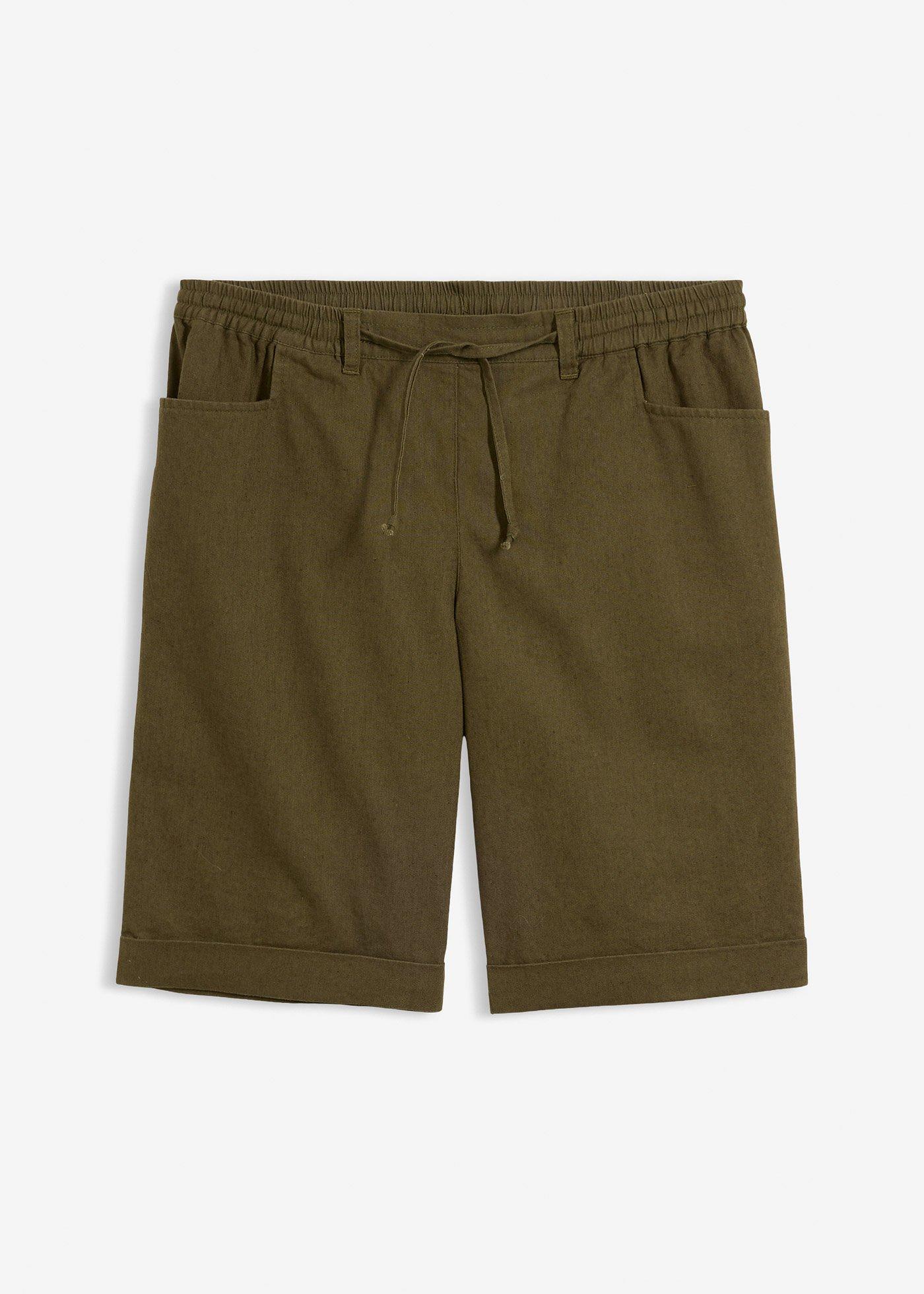 Bermuda in misto lino