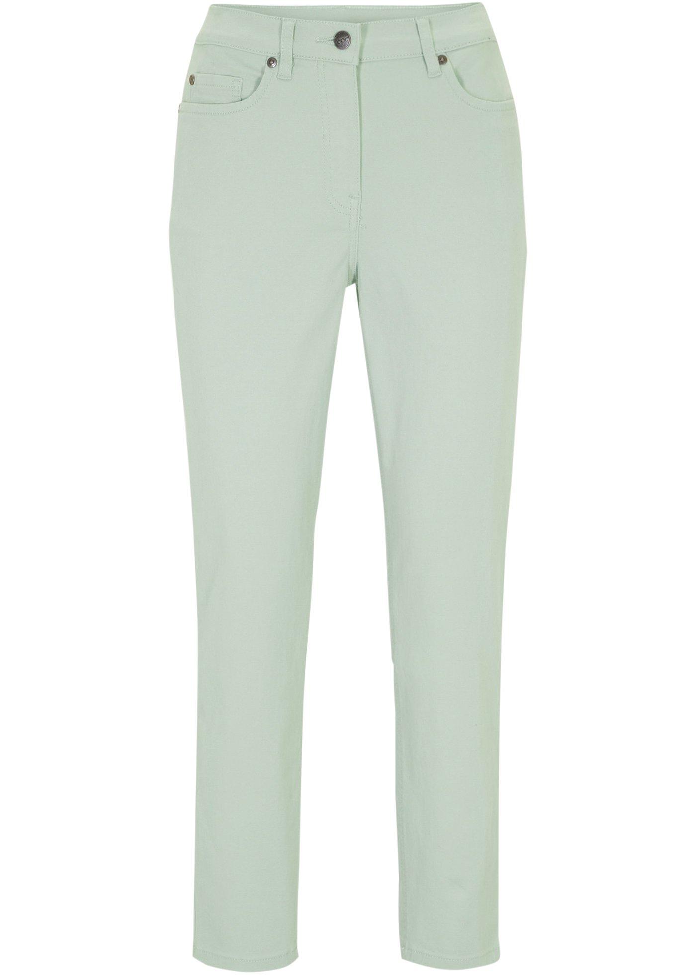 Pantaloni cropped a vita alta
