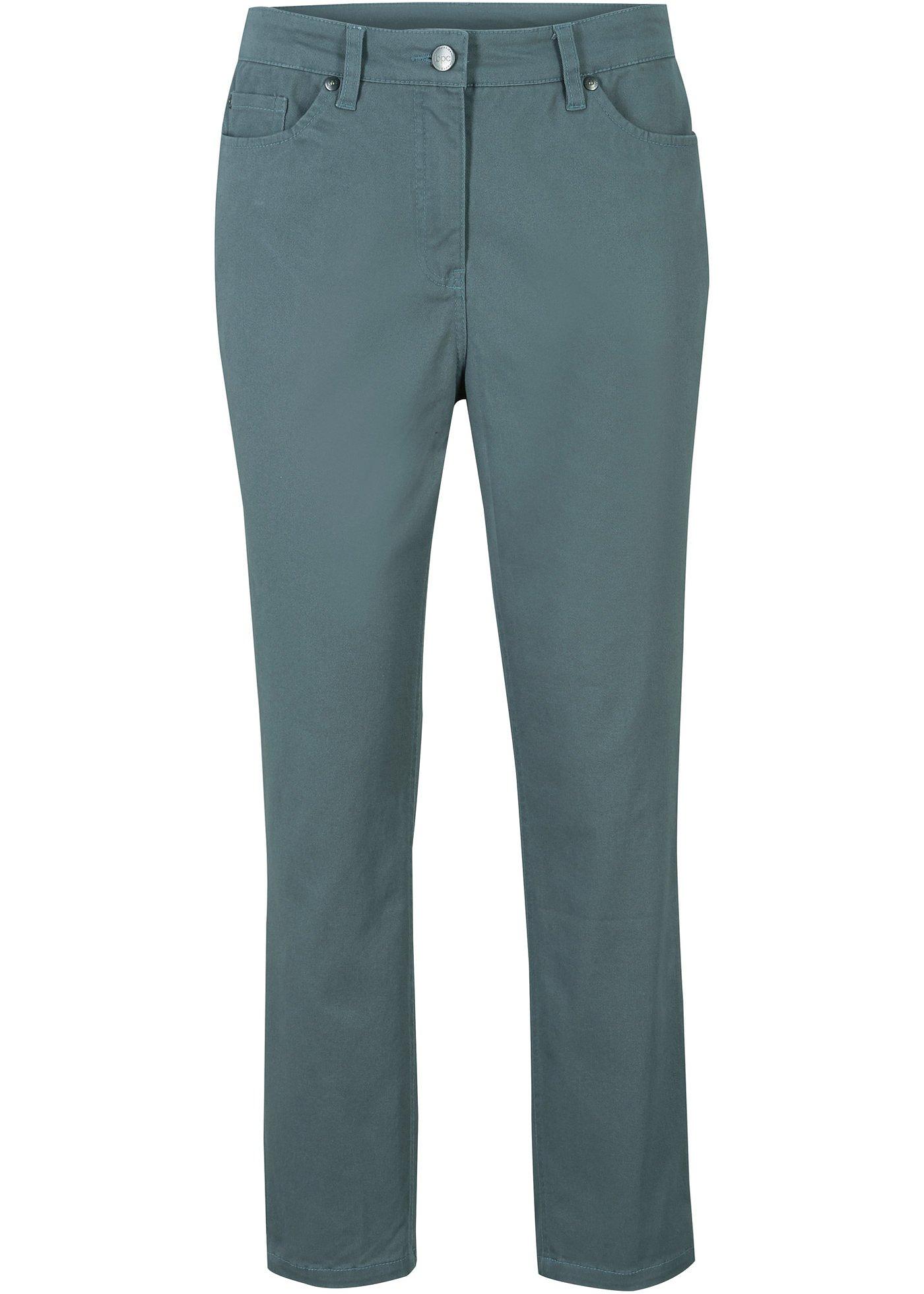 Pantaloni cropped a vita alta