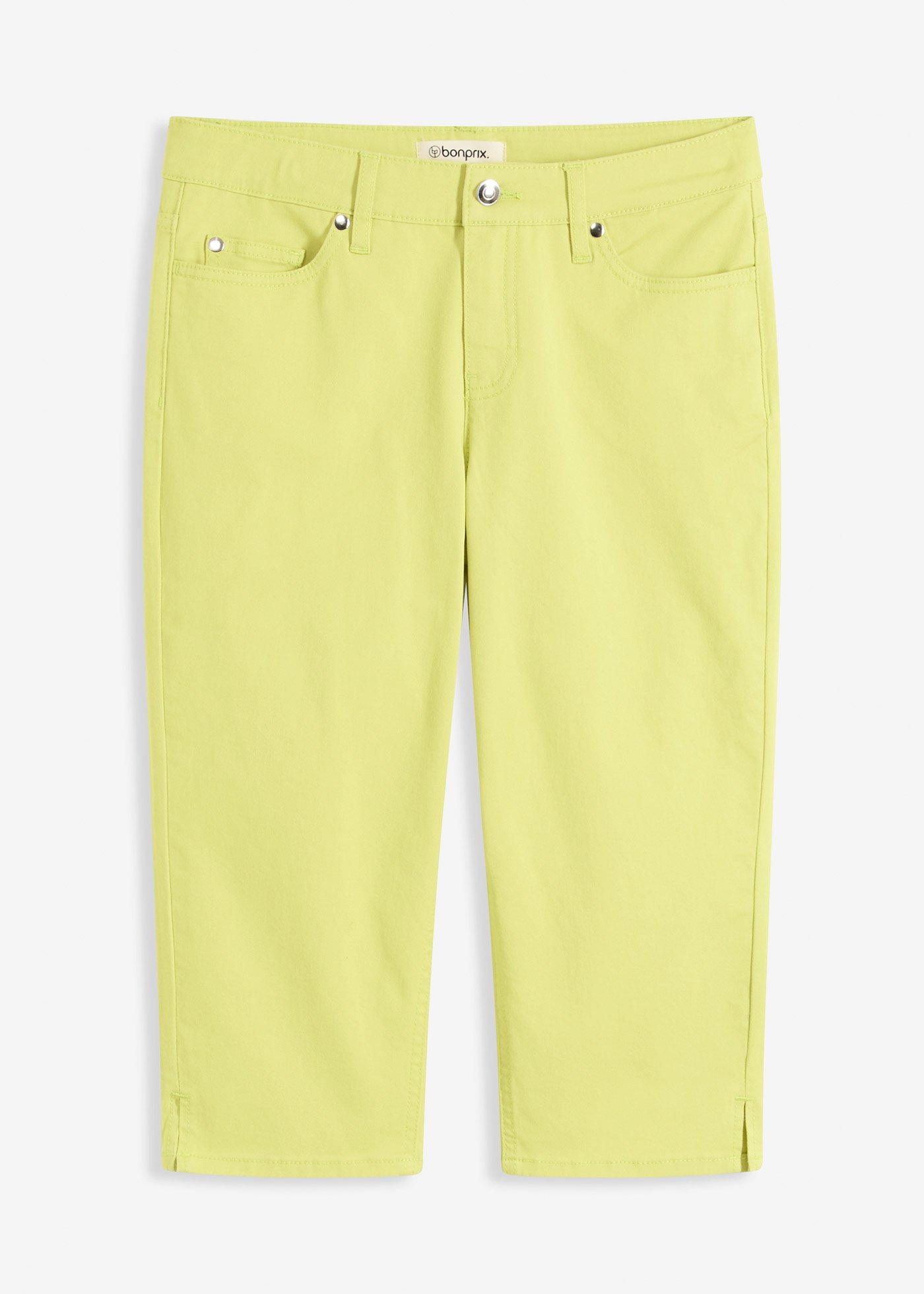 Pantaloni capri con vita comoda