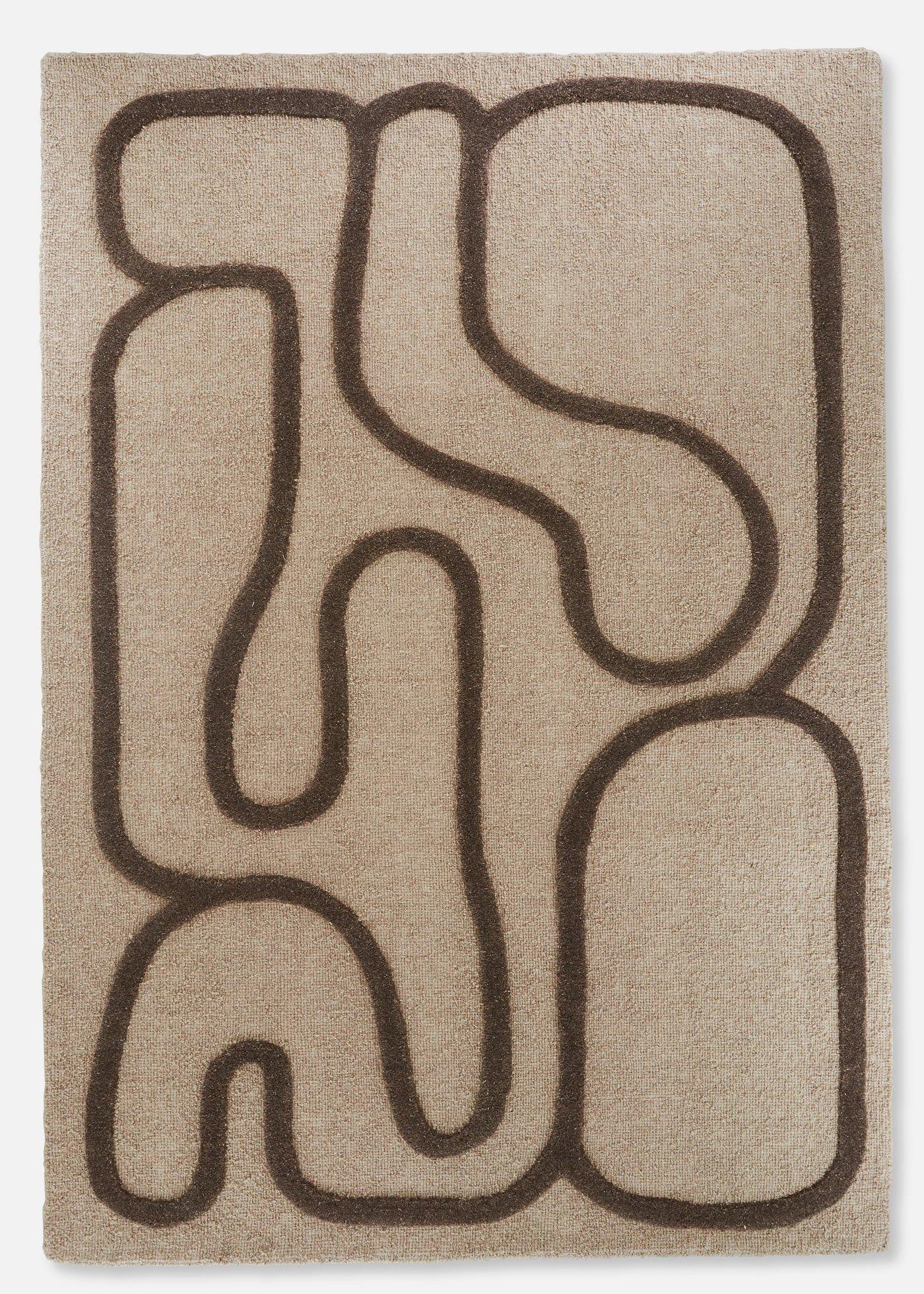 Tappeto kilim con motivo moderno