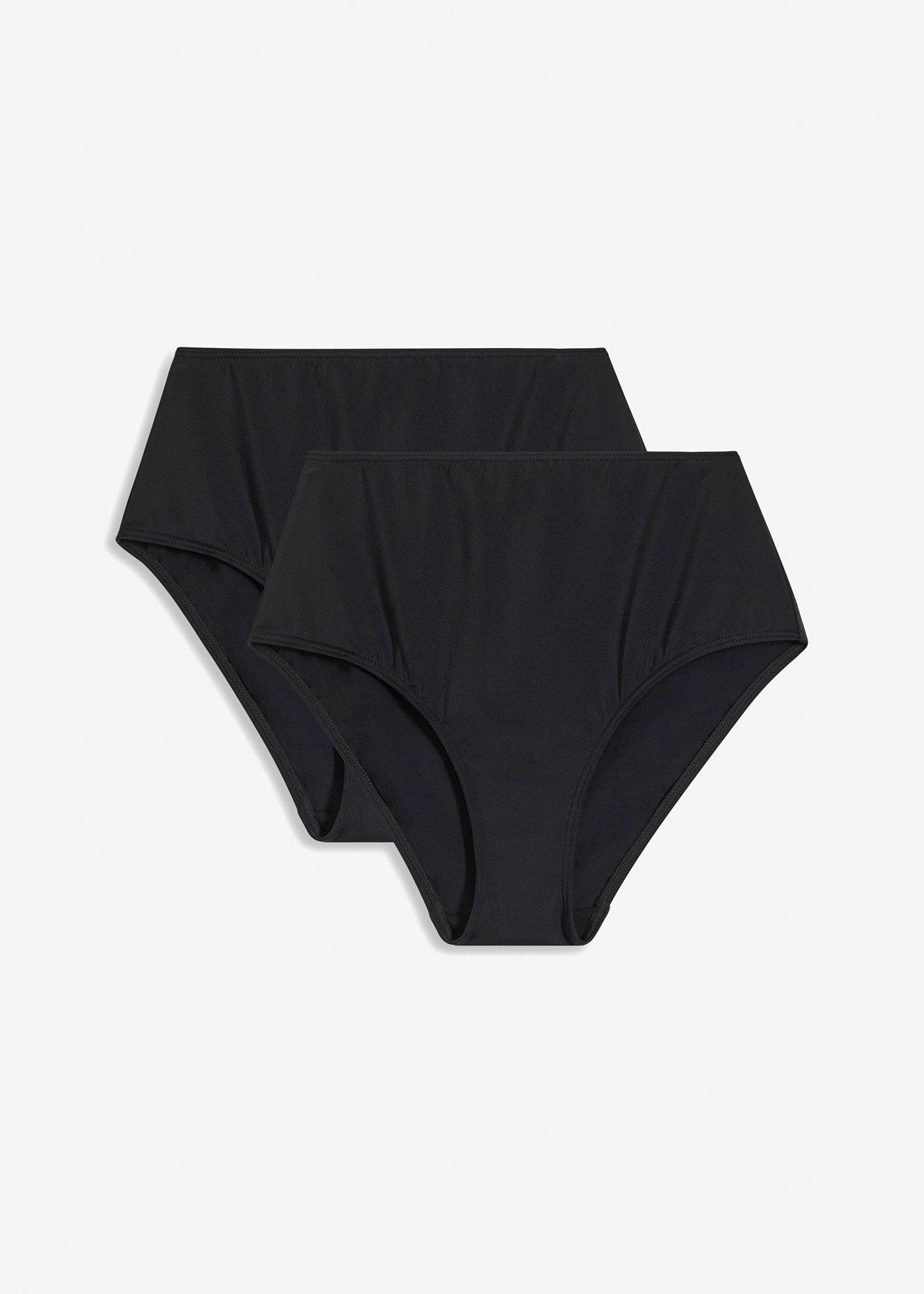 Slip a vita alta per bikini (pacco da 2)