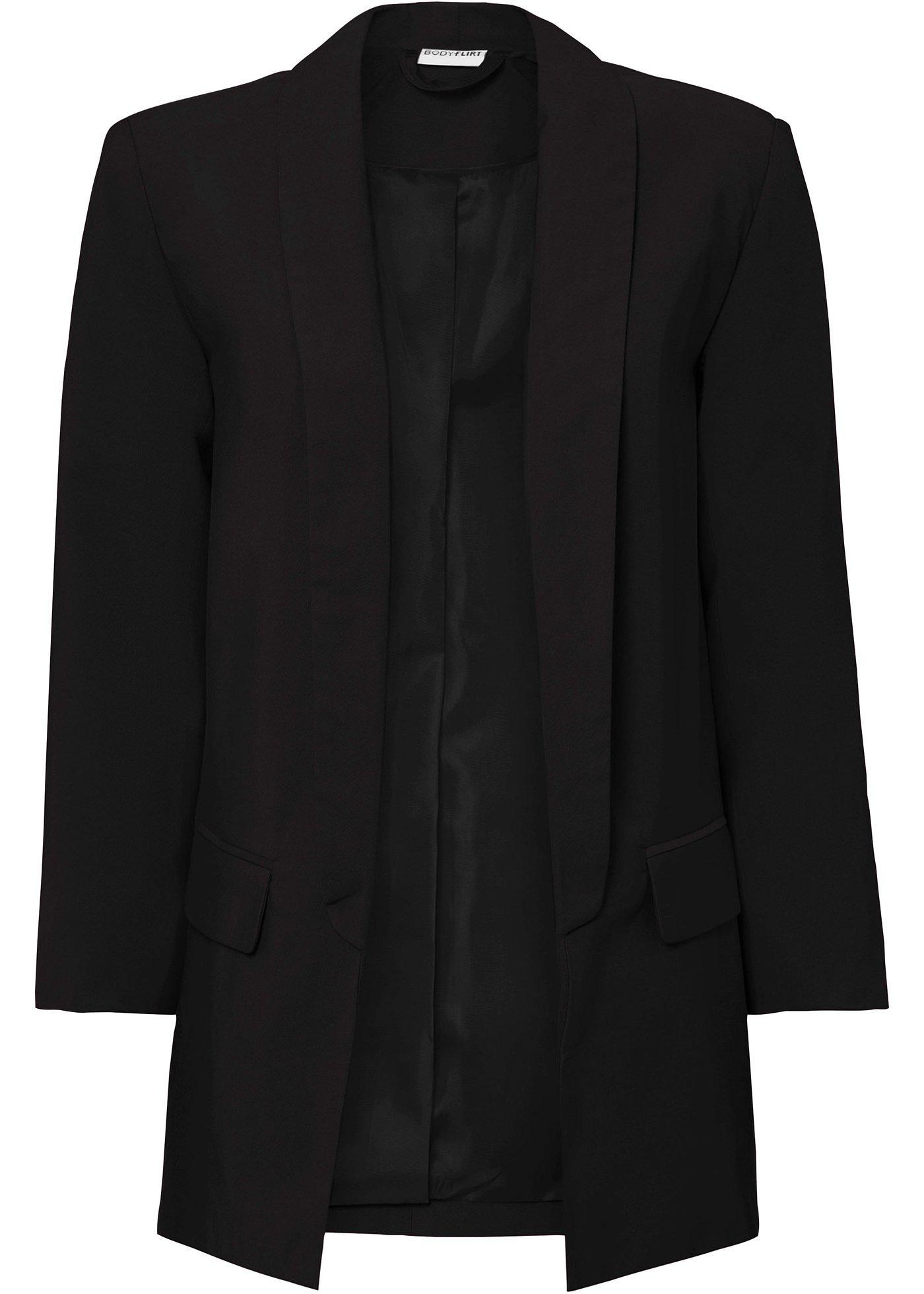 Blazer lungo in misto viscosa