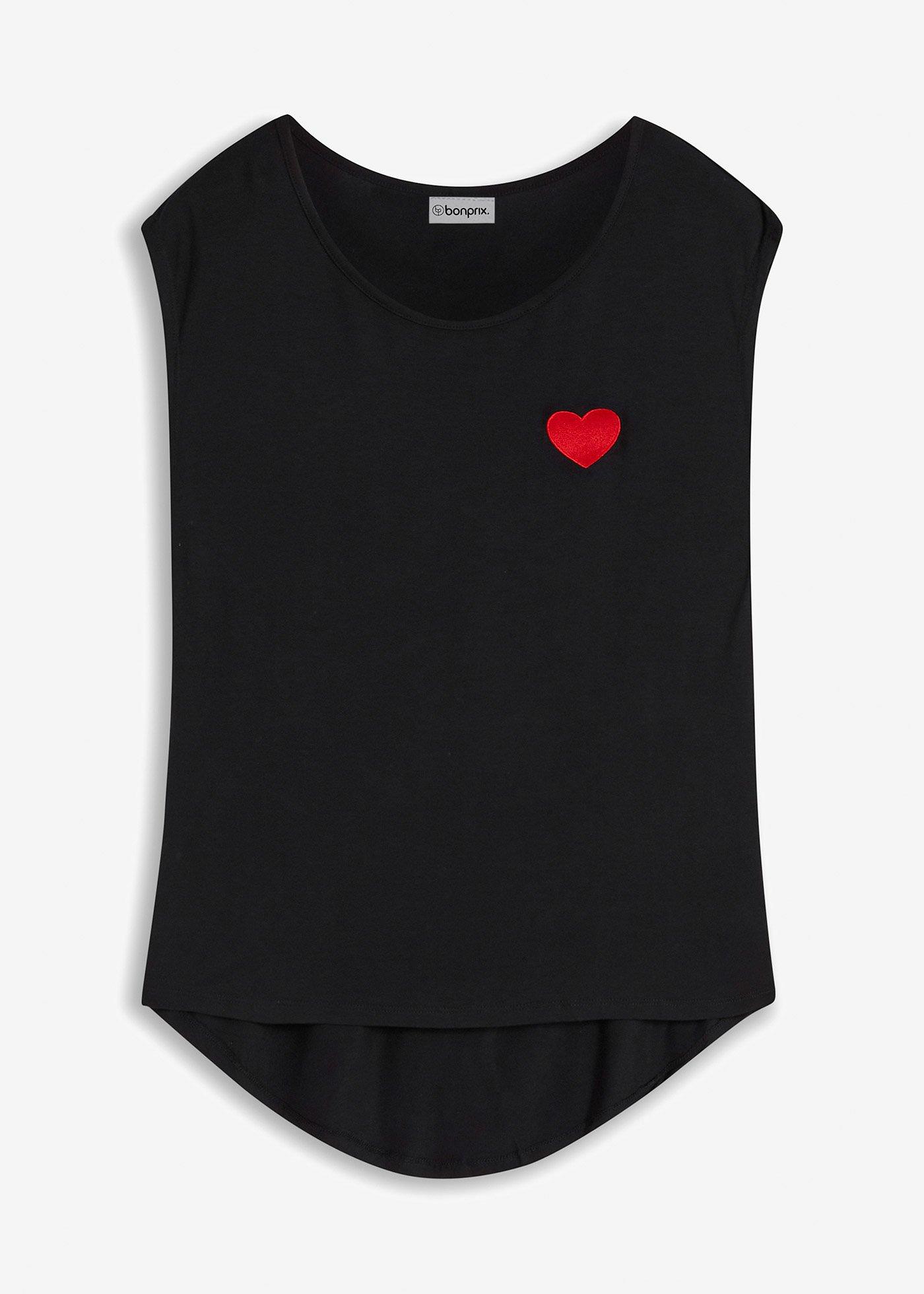 Maglia con fondo asimmetrico in misto viscosa fluido