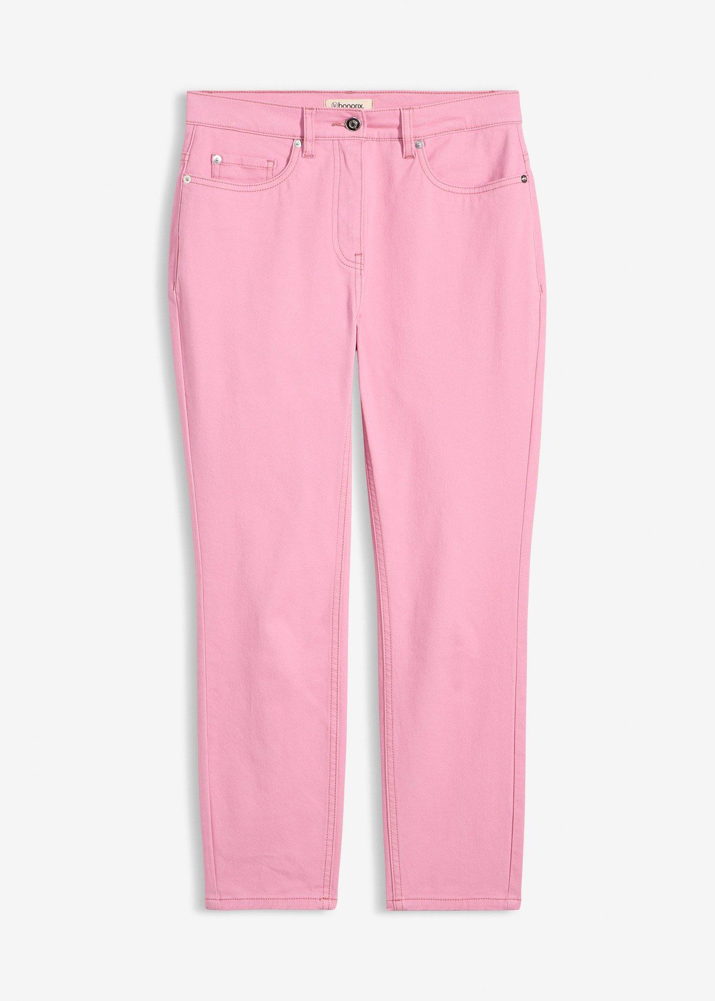 Pantaloni cropped a vita alta