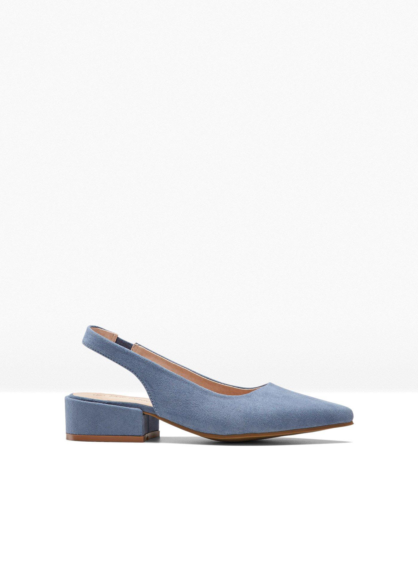 Décolleté slingback con tacco basso