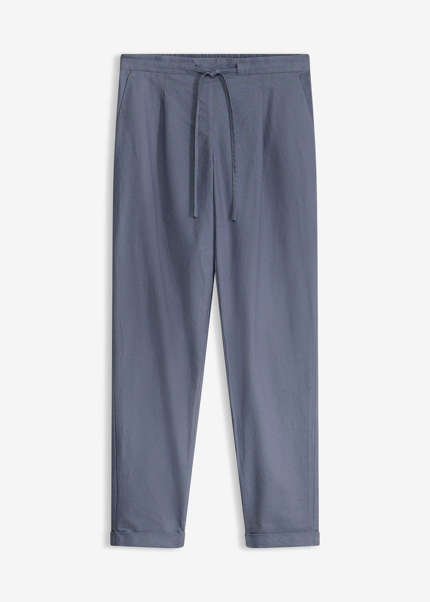 Pantaloni in misto lino