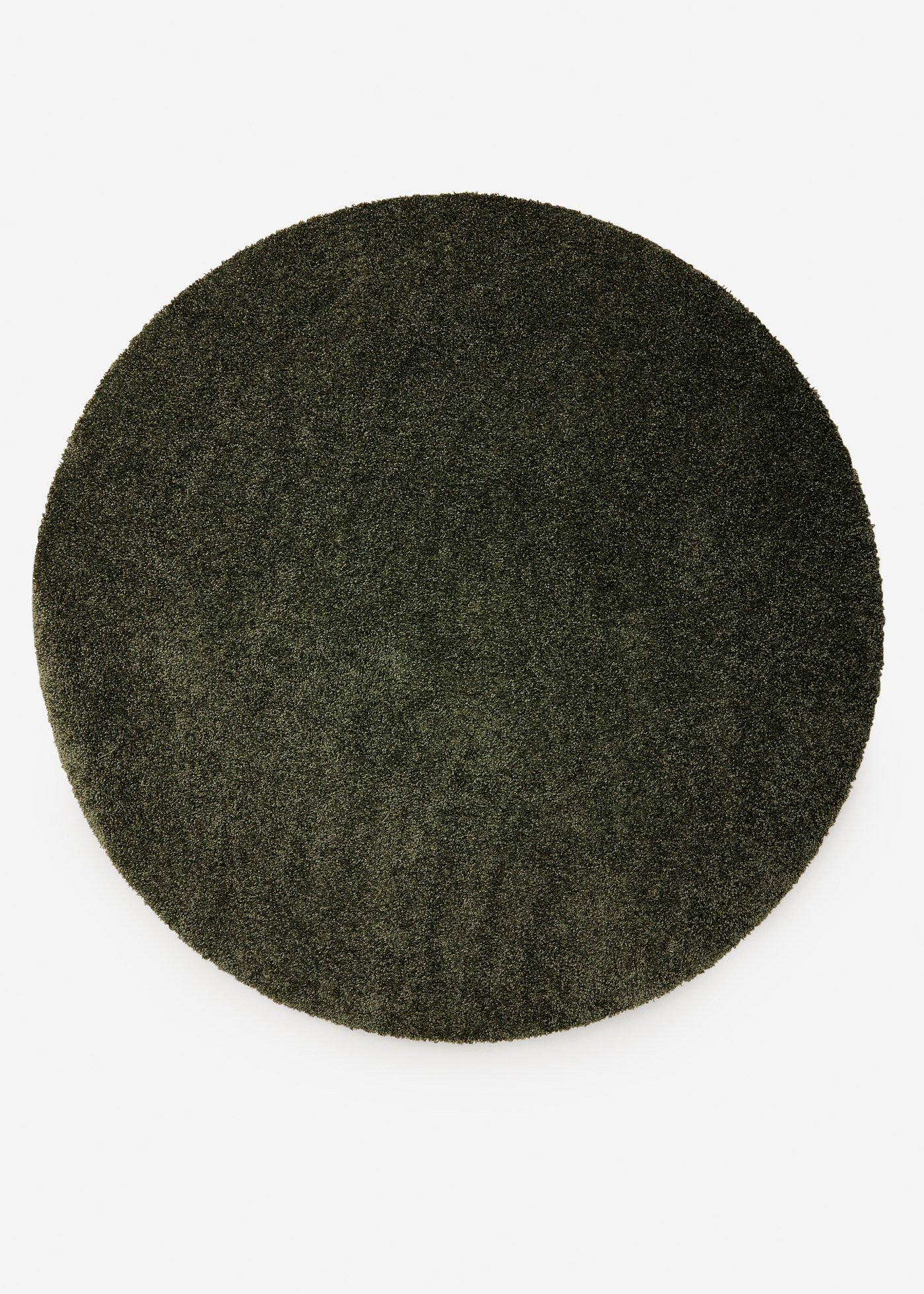 Tappeto rotondo lavabile a pelo morbido