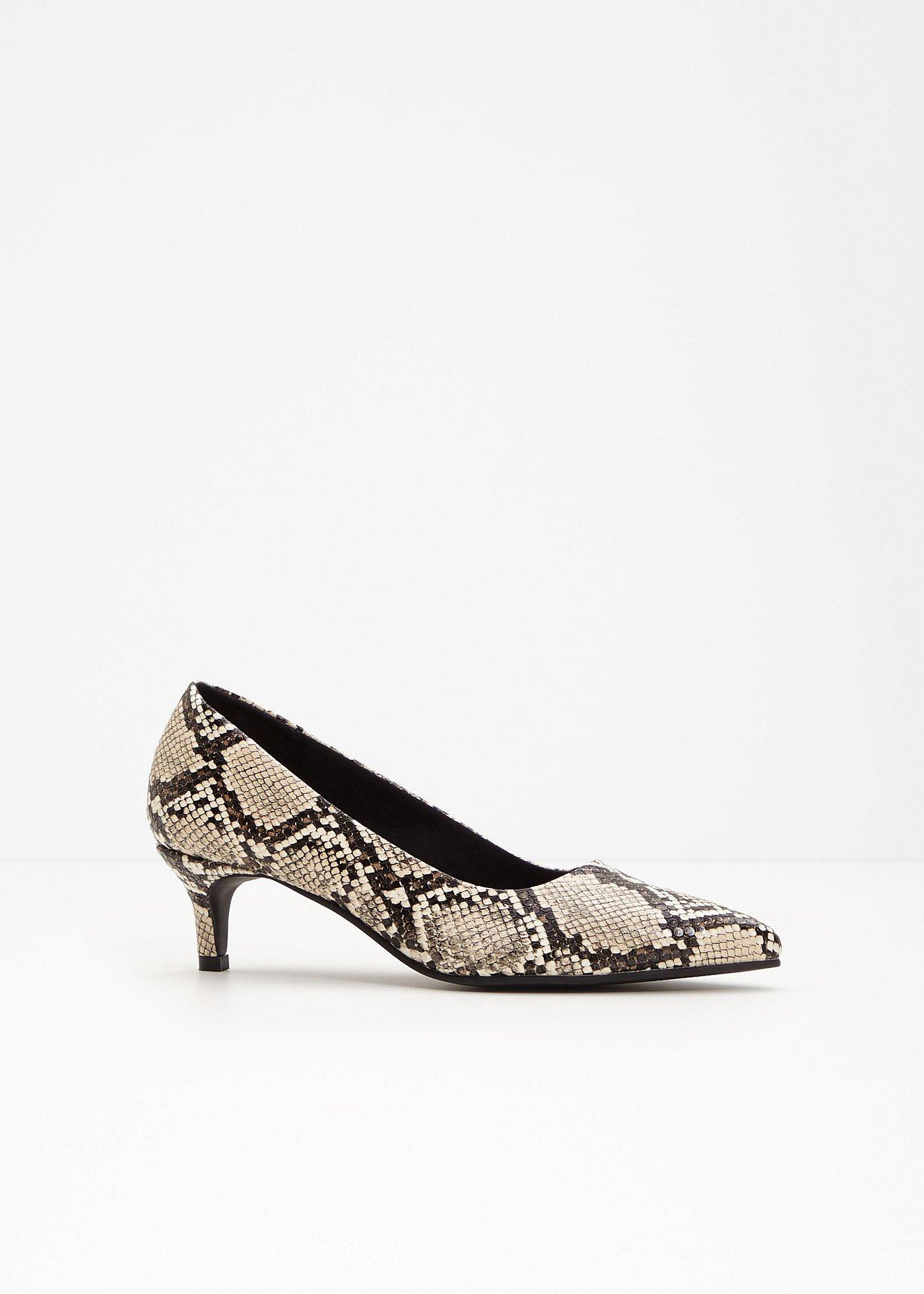 Décolleté con stampa animalier
