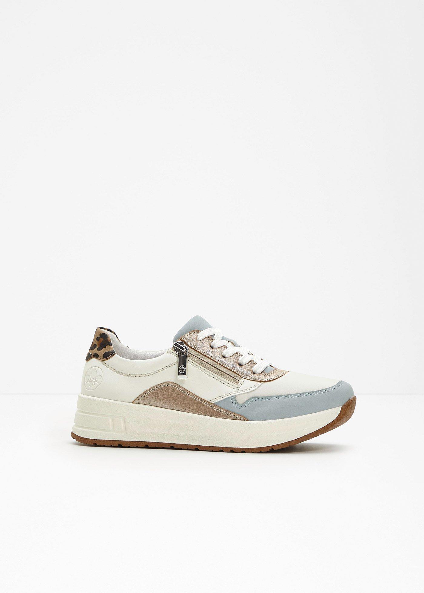 Sneaker Rieker con plateau in larghezza comoda