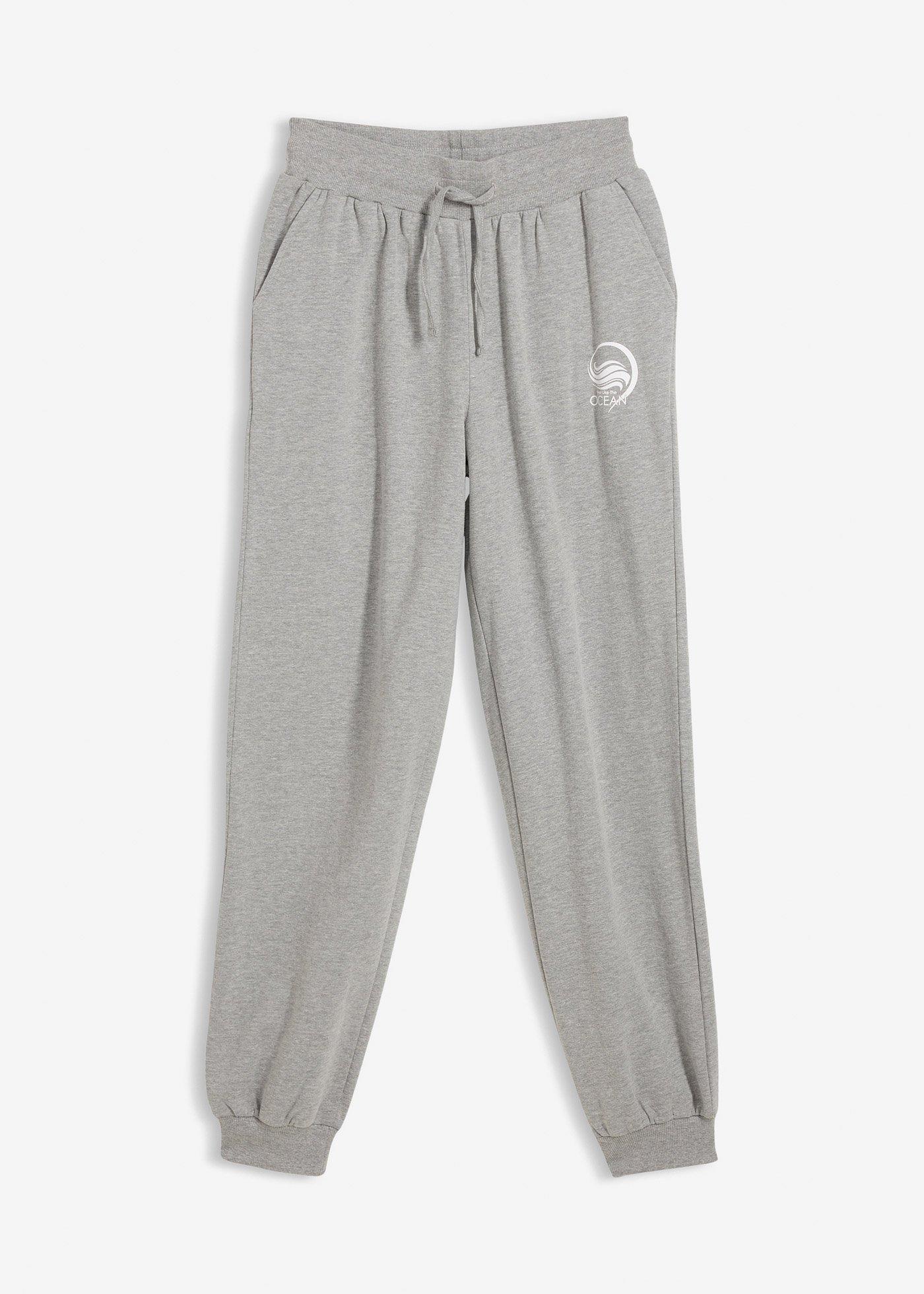 Pantaloni in felpa di puro cotone