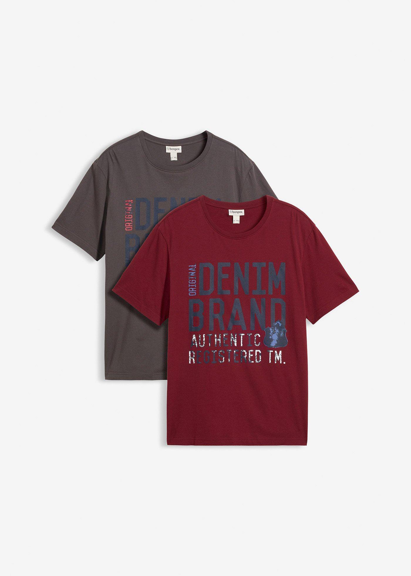 T-shirt in puro cotone biologico (pacco da 2)